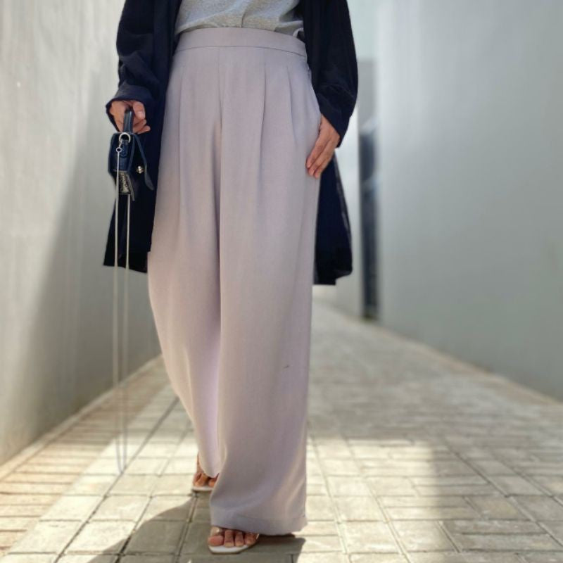 Eclemix Pants Marile | Celana Kulot Wanita Highwaist Loose
