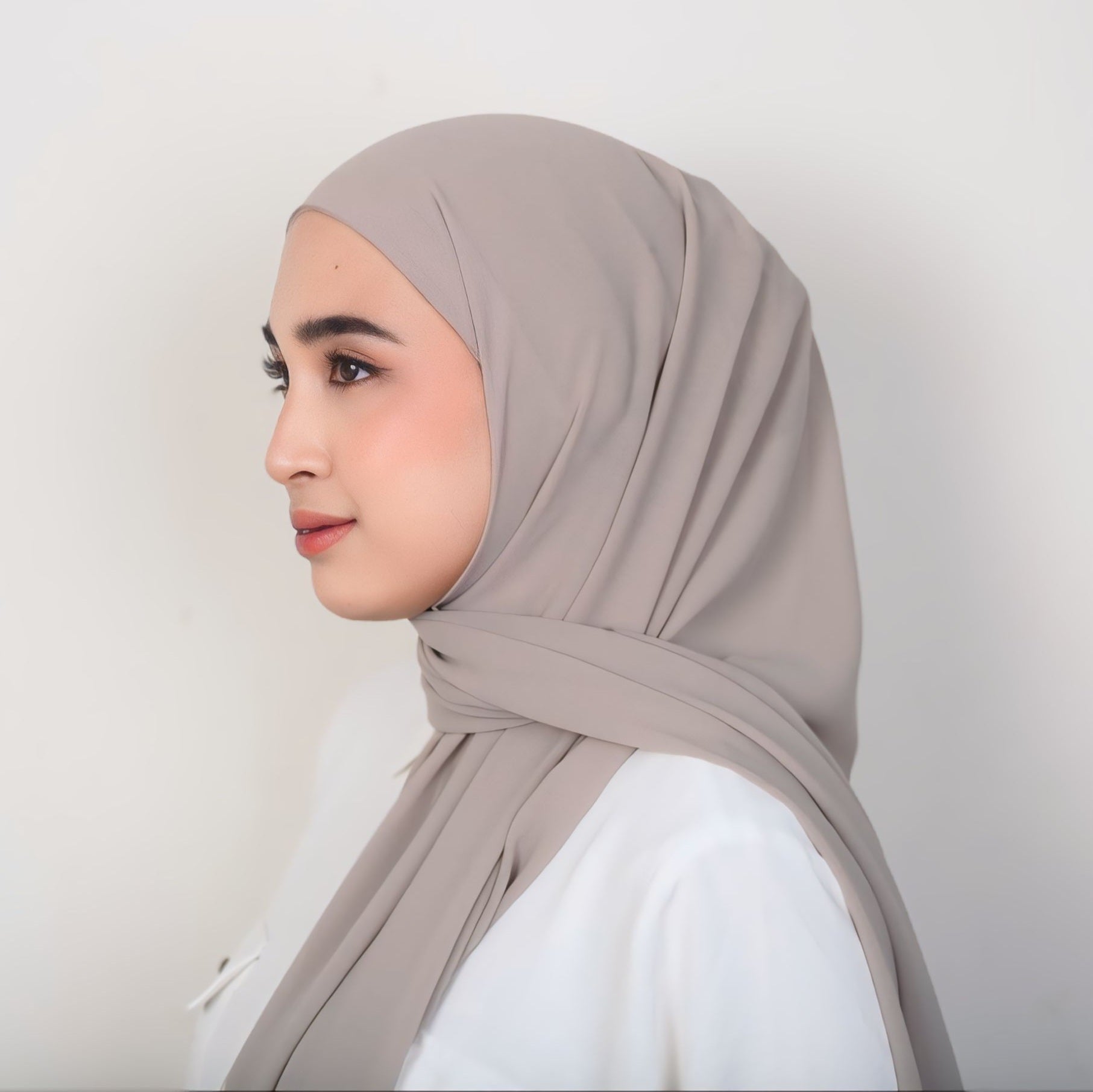 Image of Eclemix Rui Hijab Pashmina Inner Oval Polos