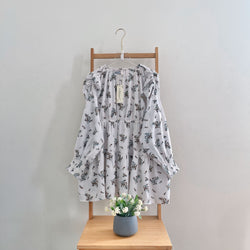 Image of Eclemix Top Euna | Baju Wanita Vintage Motif Bunga