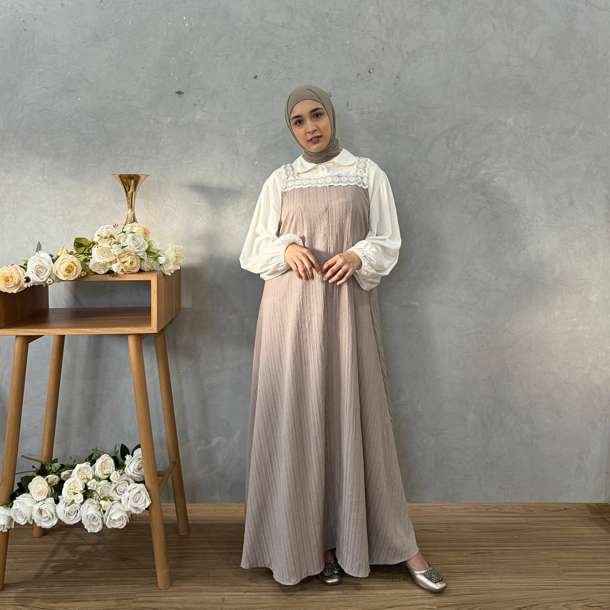 Image of Eclemix Overall Seika | Overall Wanita Tali adjustable