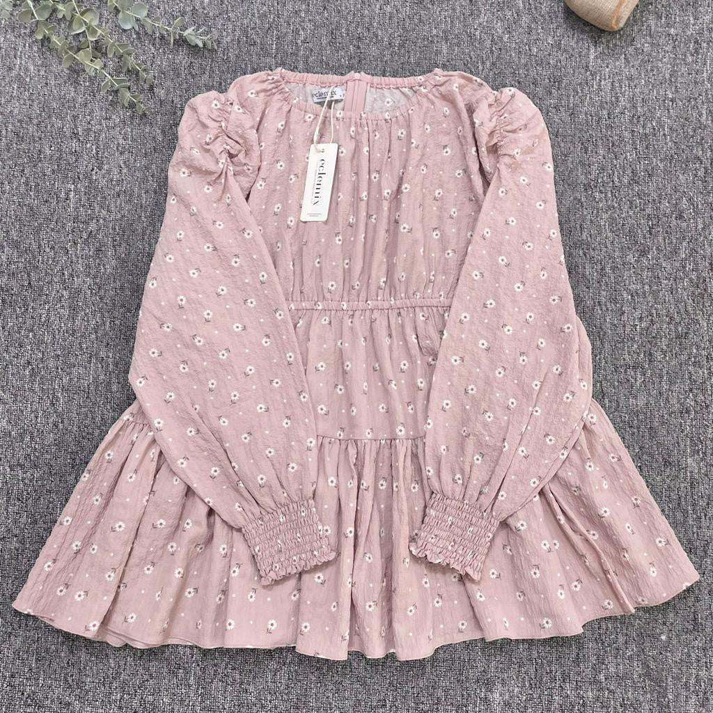Eclemix Top Euna | Baju Wanita Vintage Motif Bunga