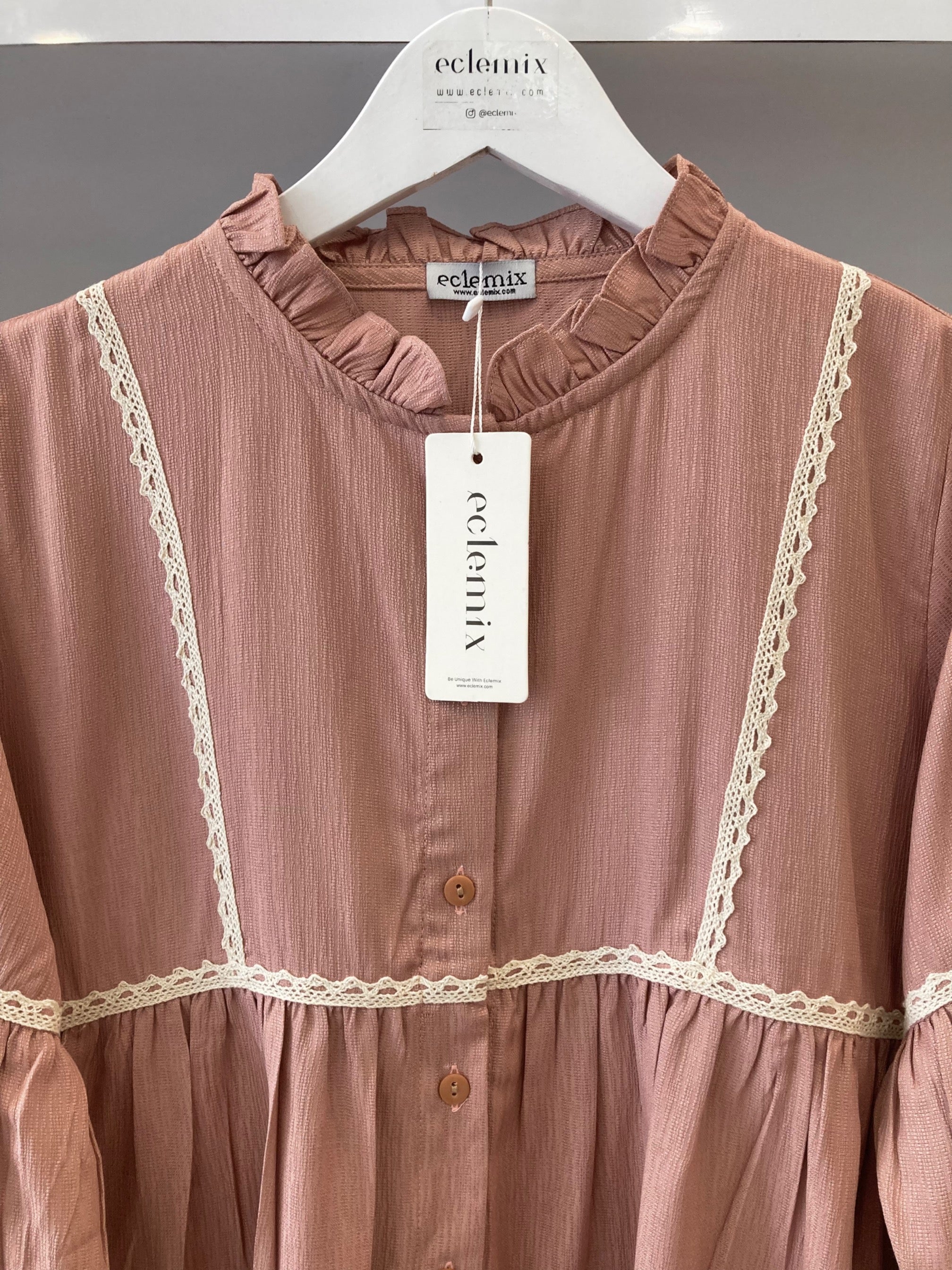 Eclemix Top Sono | Atasan Wanita Blouse Polos Casual Shirt