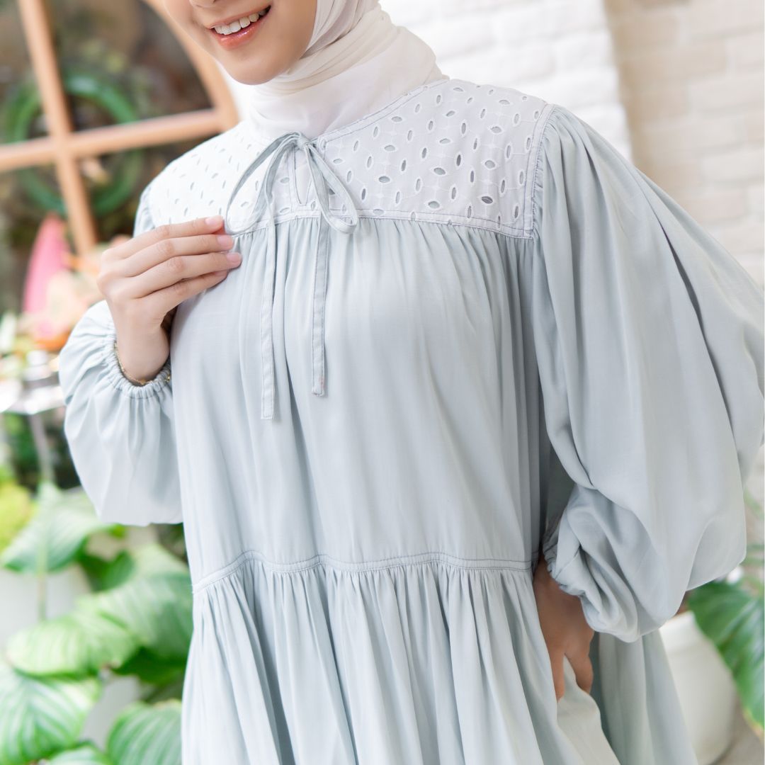 Image of Eclemix Yeji Top | Atasan Wanita Blouse Tali Mix Prada Daily