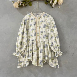 Image of Eclemix Top Hyona | Atasan Wanita Blouse Ruffle Lengan Balon