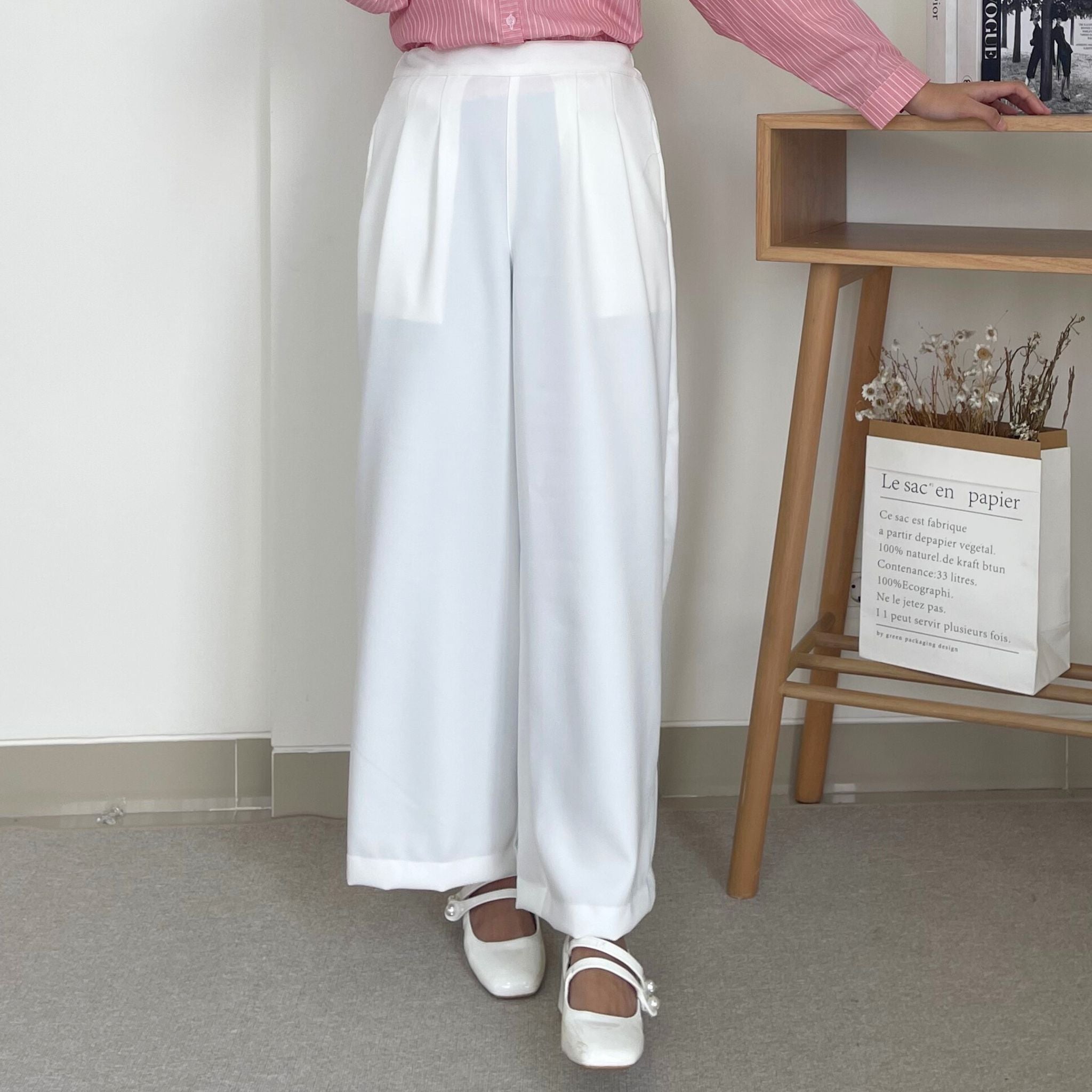 Eclemix Pants Marile | Celana Kulot Wanita Highwaist Loose