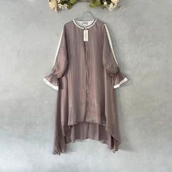 Image of Eclemix Tunic Reya | Atasan Wanita Tunic Mewah Resleting Depan | Baju Pesta Kondangan