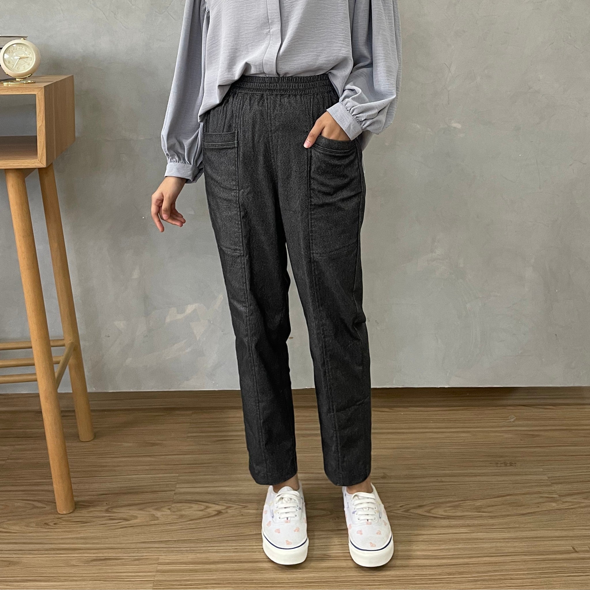 Image of Eclemix Pants Goo | Celana Ankle Wanita Strech