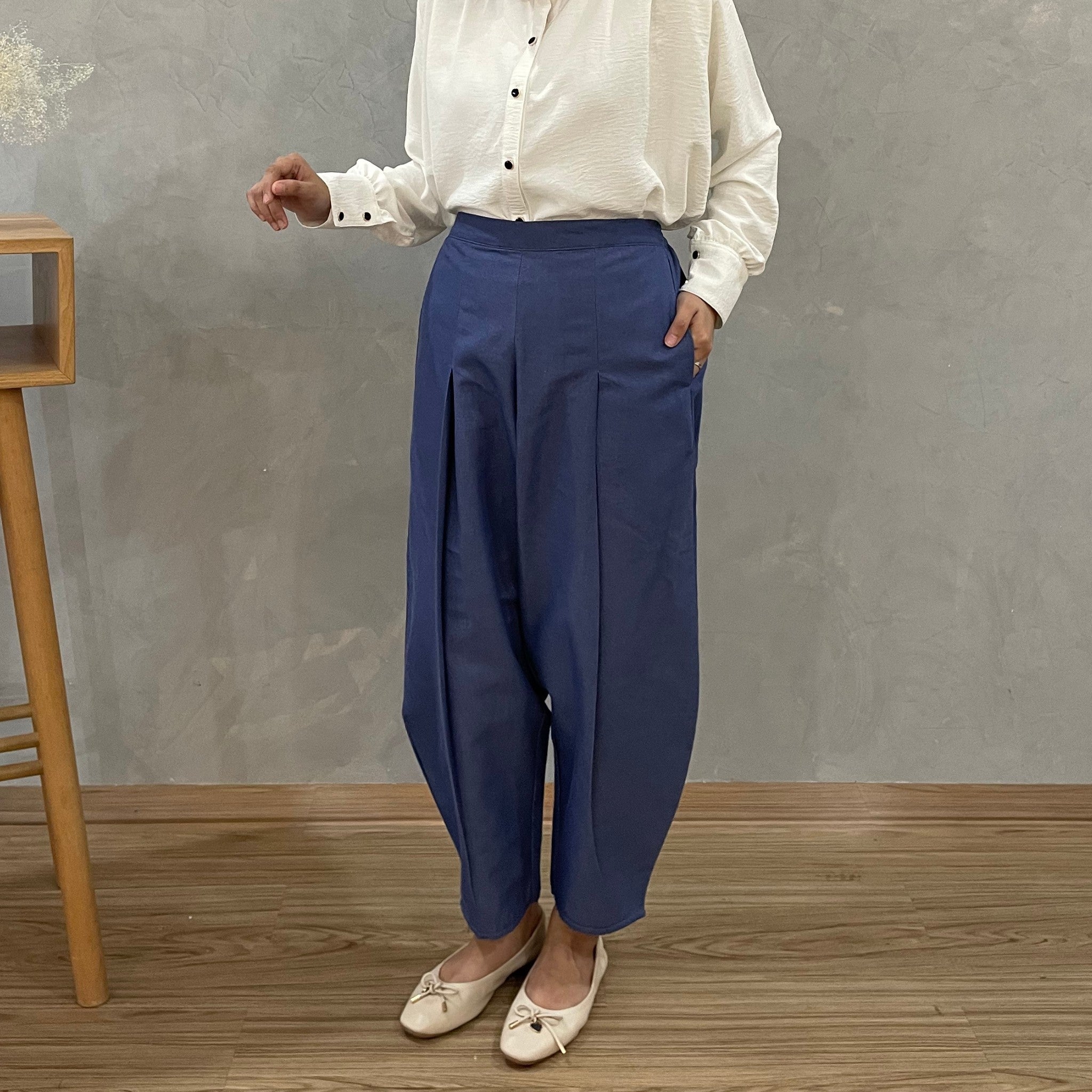 Eclemix Pants Aremo | Celana Panjang Wanita Harem | Barrel Pants