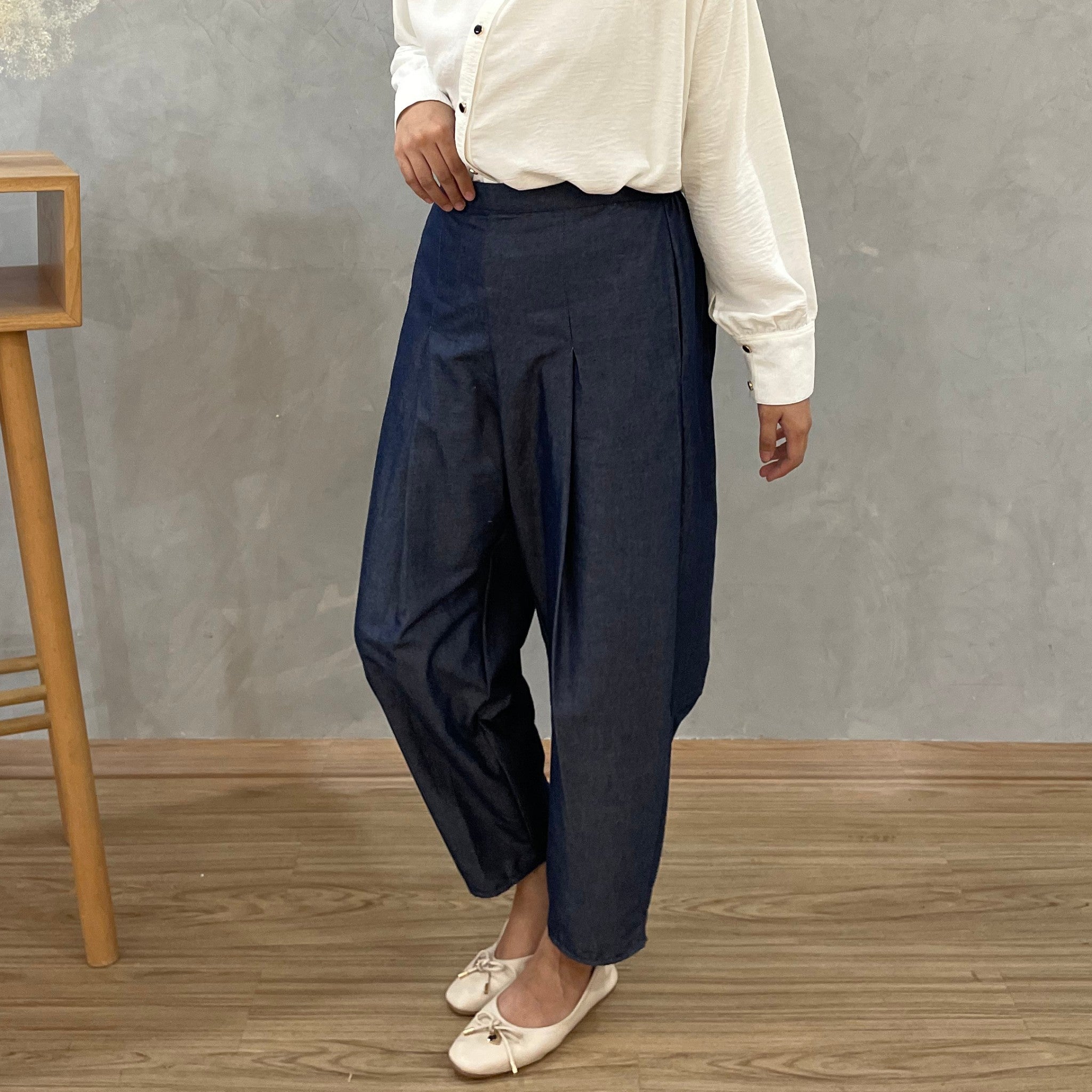 Eclemix Pants Aremo | Celana Panjang Wanita Harem | Barrel Pants