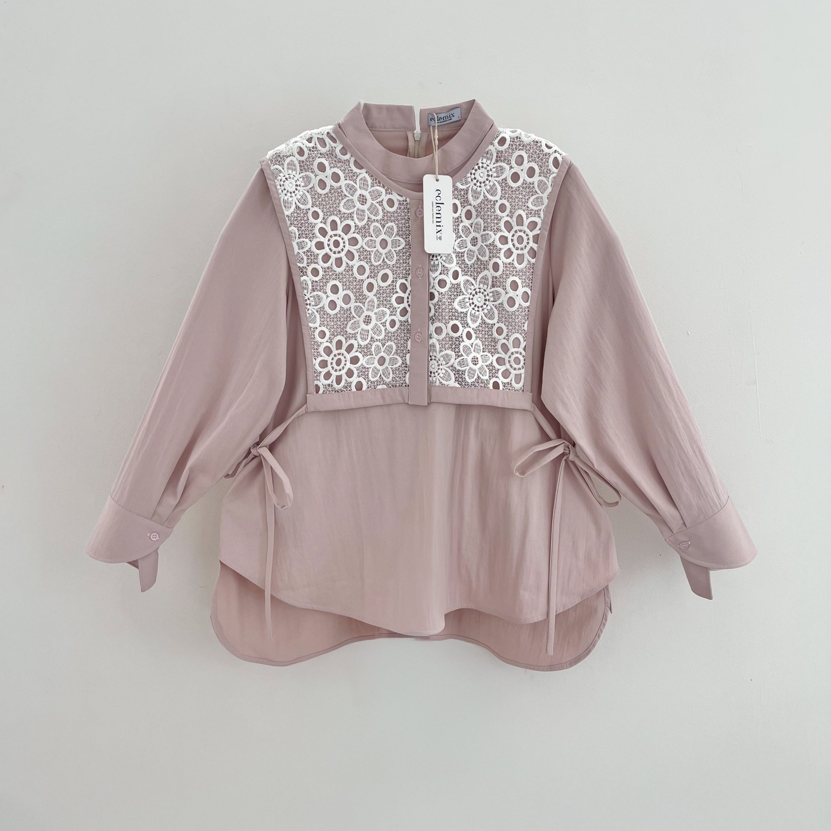 Image of Eclemix Blouse Wanita Lace | Top Semie | Atasan Elegant