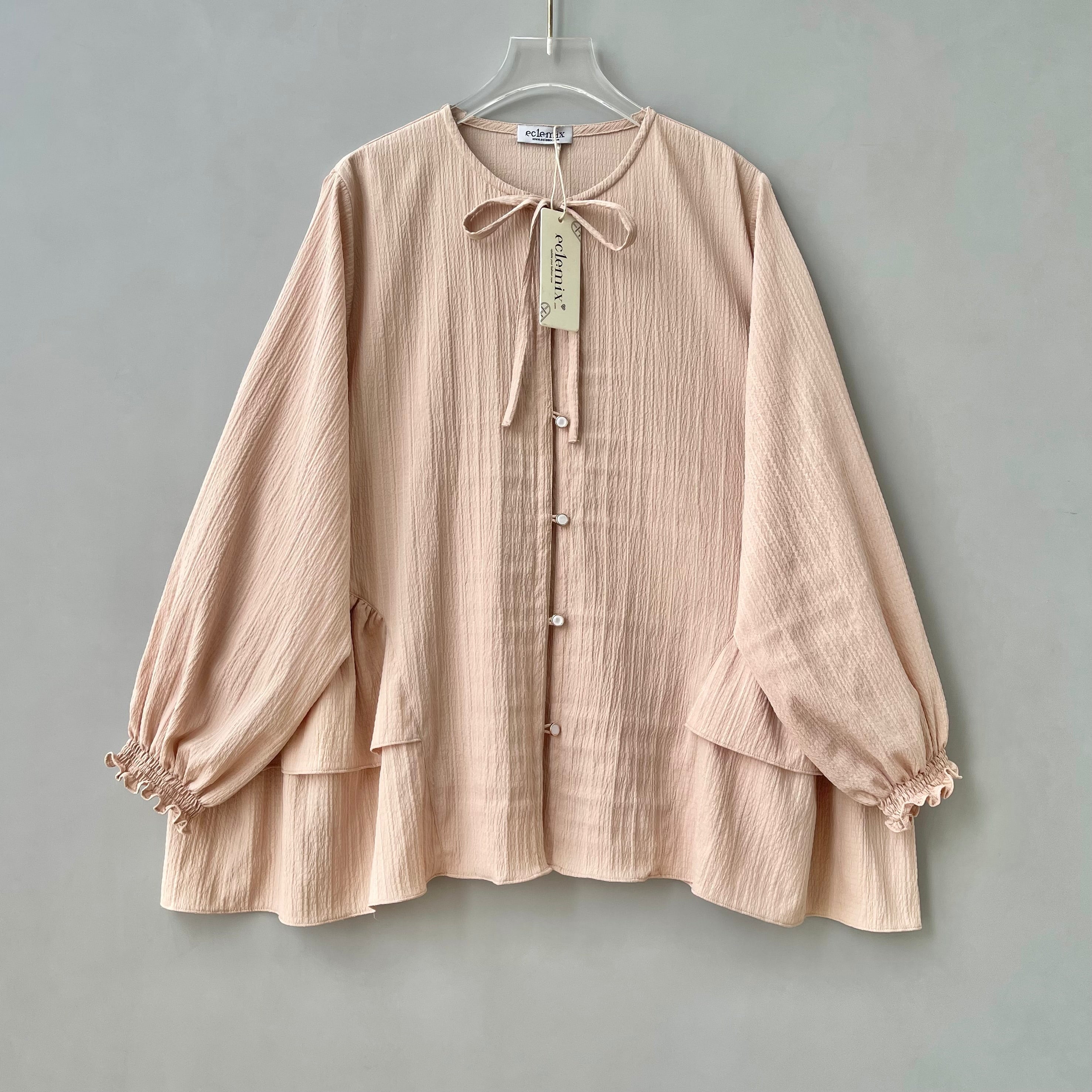 Eclemix Top Mika | Atasan Wanita Blouse Polos Tali