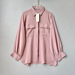 Image of Eclemix Top Niki |Atasan Kemeja Wanita Daily Basic Polos