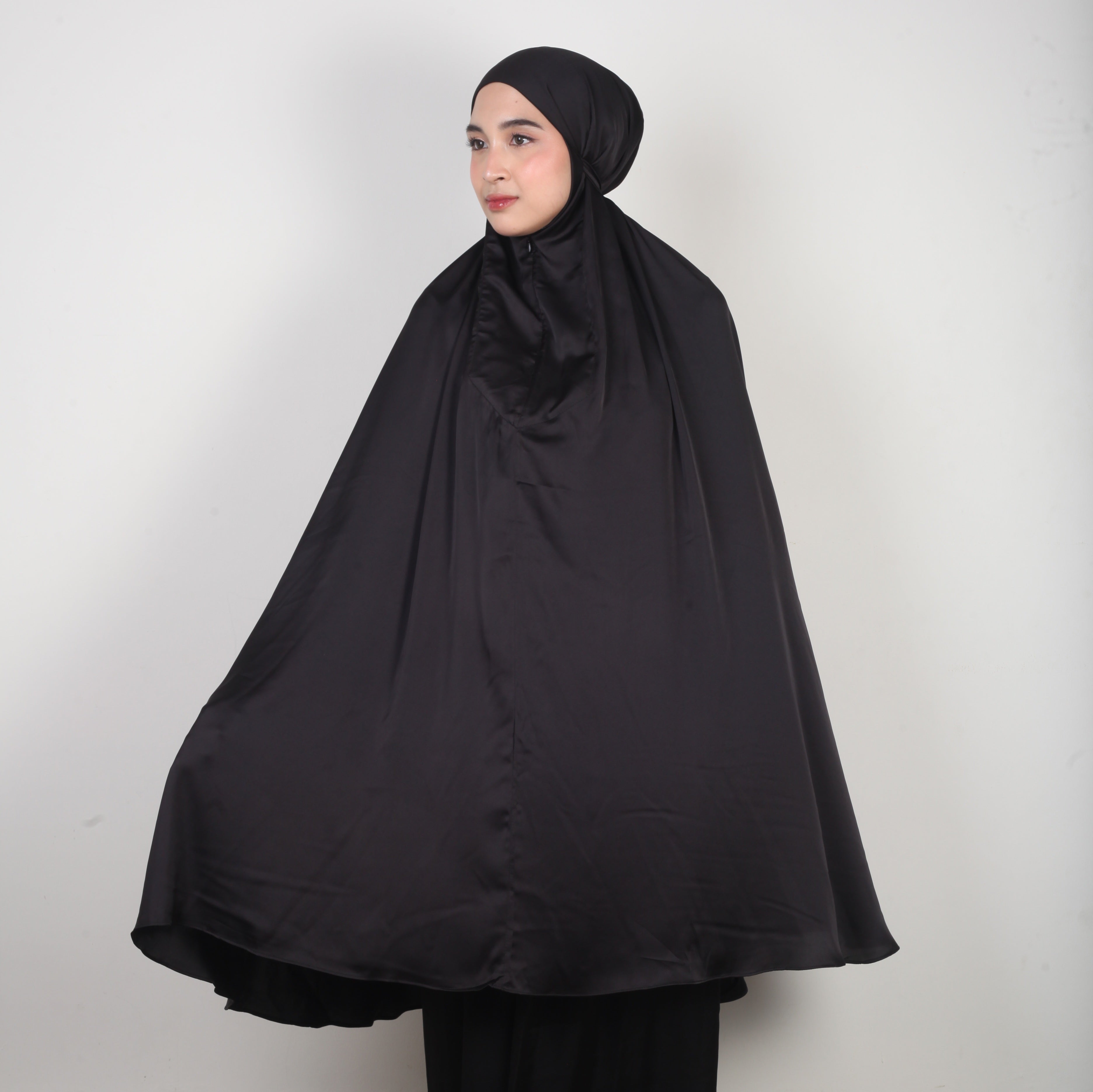 Image of Eclemix Lea Prayer Set | Mukena Dewasa Polos Silk 2 in 1