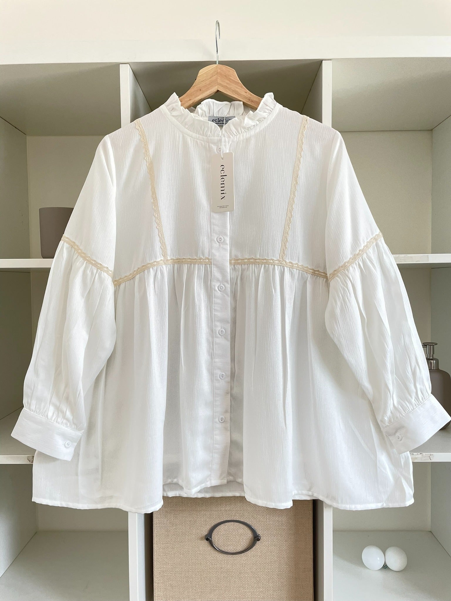 Eclemix Top Sono | Atasan Wanita Blouse Polos Casual Shirt