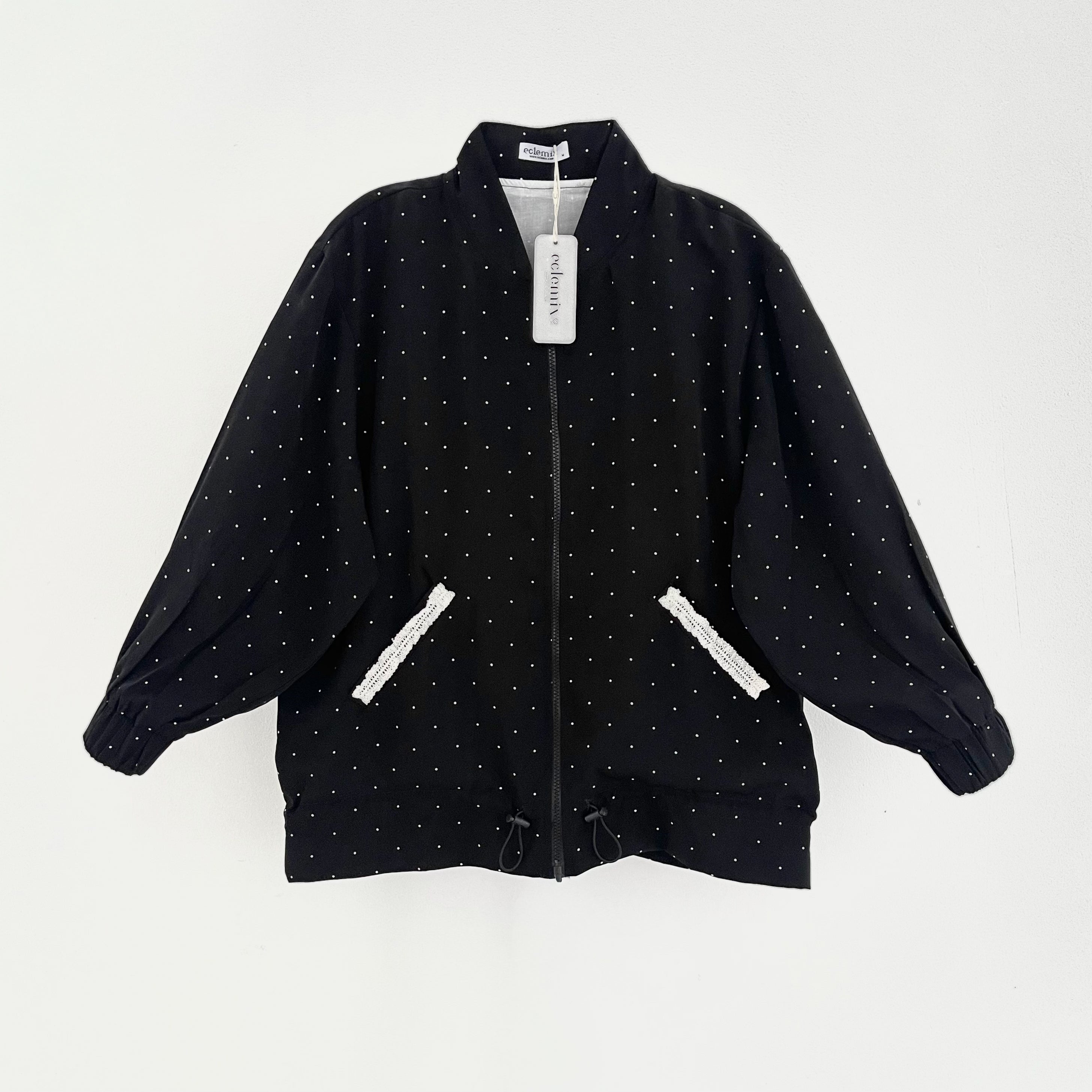 Image of Eclemix Jacket Noira jaket motif polkadot warna varian 2