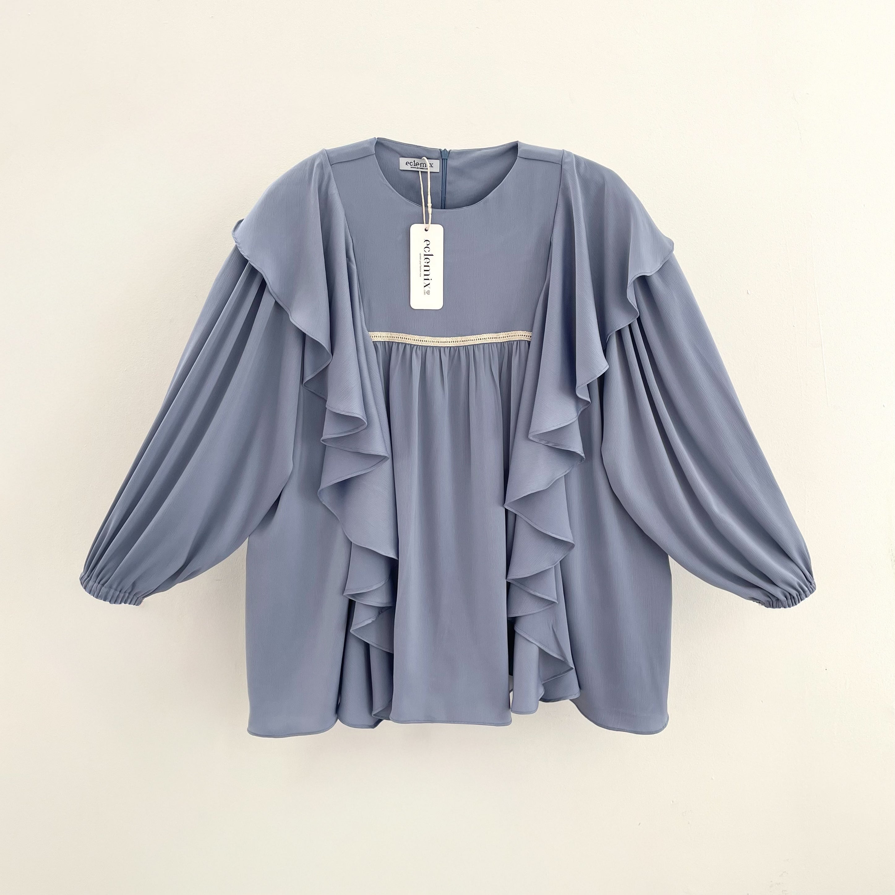 Image of Eclemix Top Amora | Atasan Wanita Blouse Layer | Busui Friendly