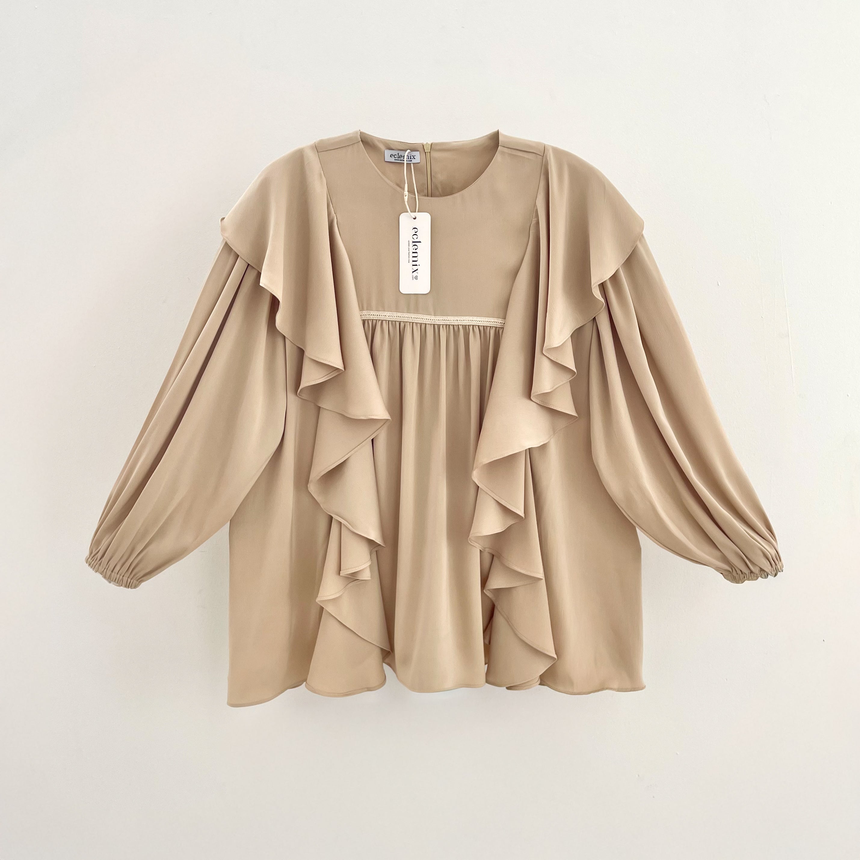 Image of Eclemix Top Amora | Atasan Wanita Blouse Layer | Busui Friendly