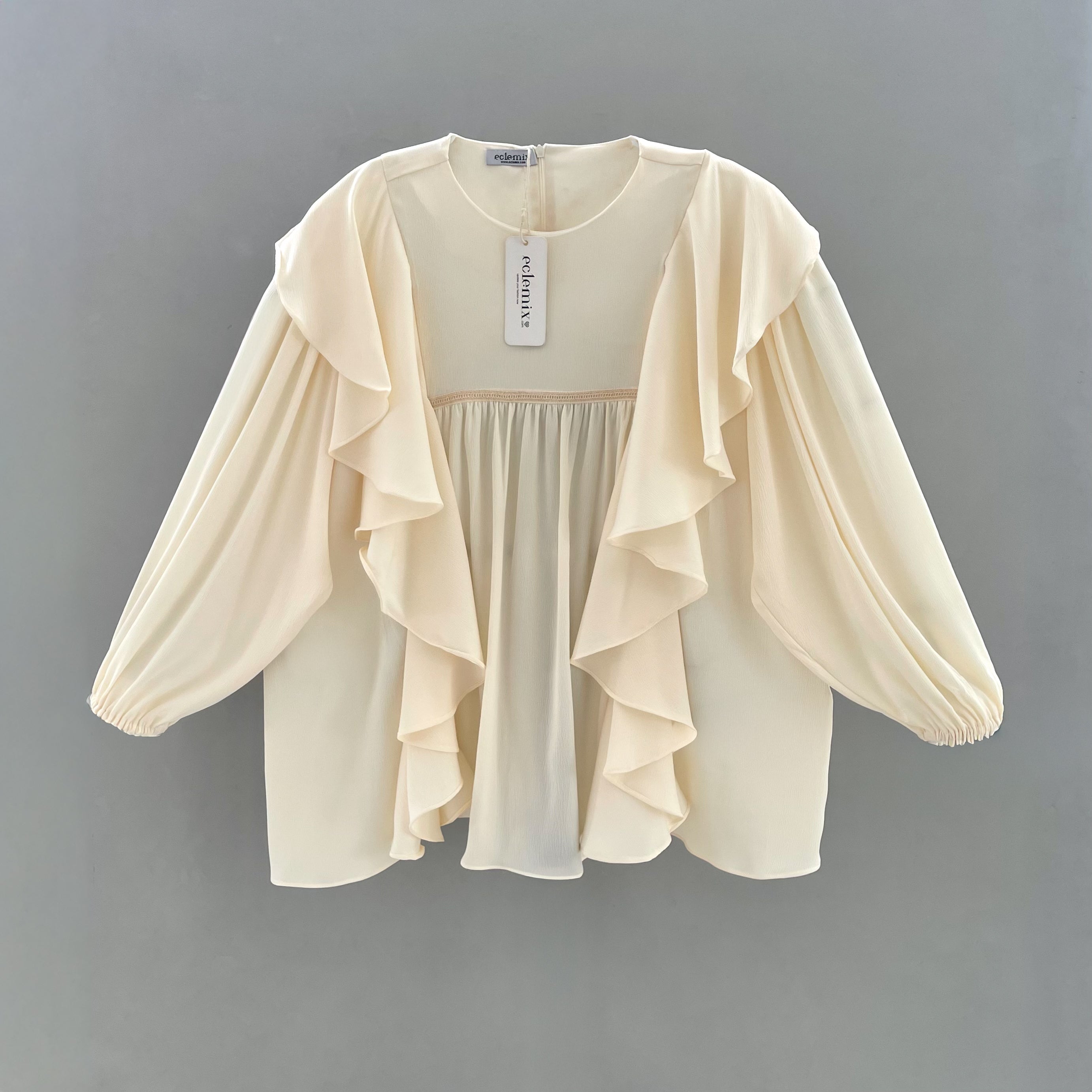 Image of Eclemix Top Amora | Atasan Wanita Blouse Layer | Busui Friendly