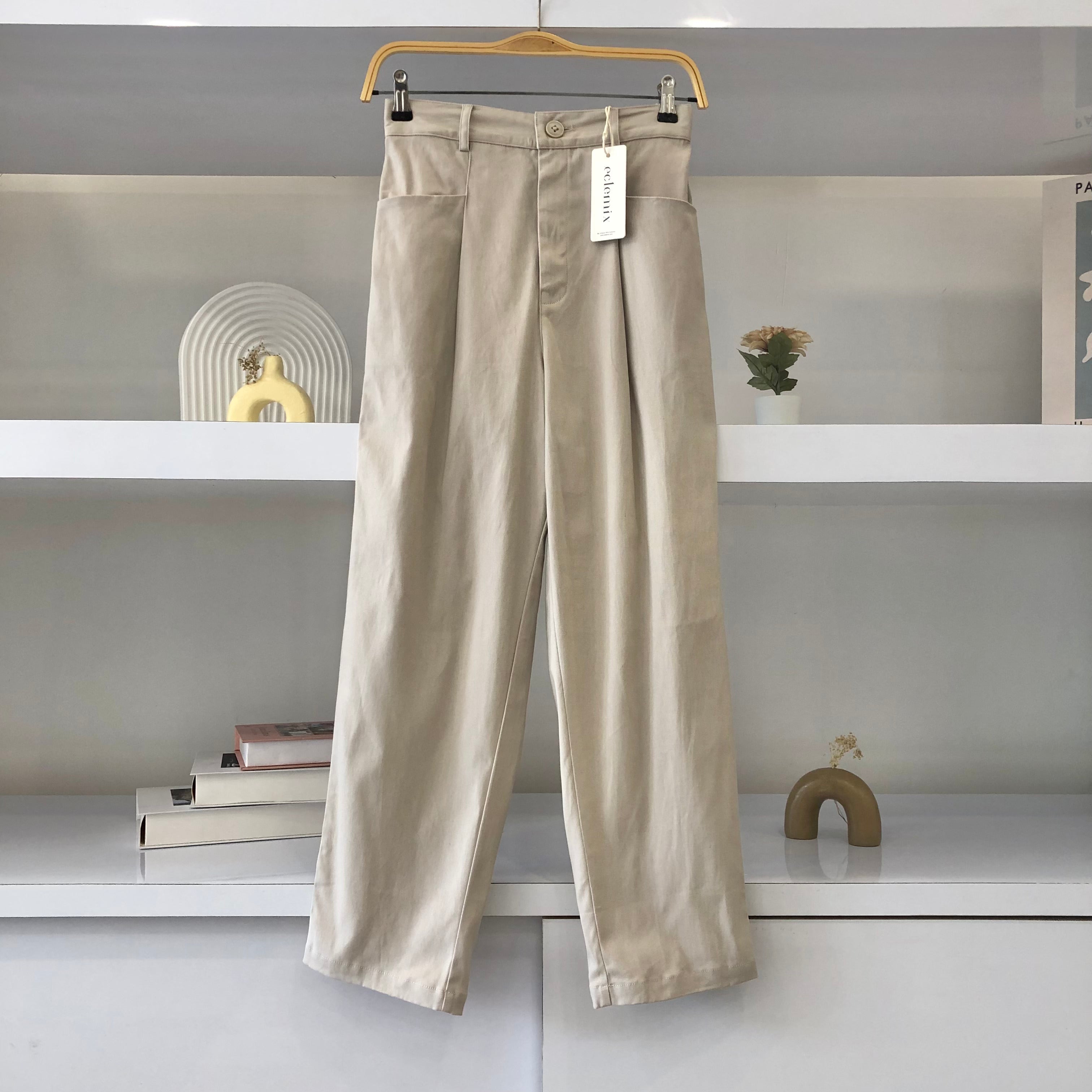 Eclemix Pants Giny | Celana Ankle Wanita Daily Basic