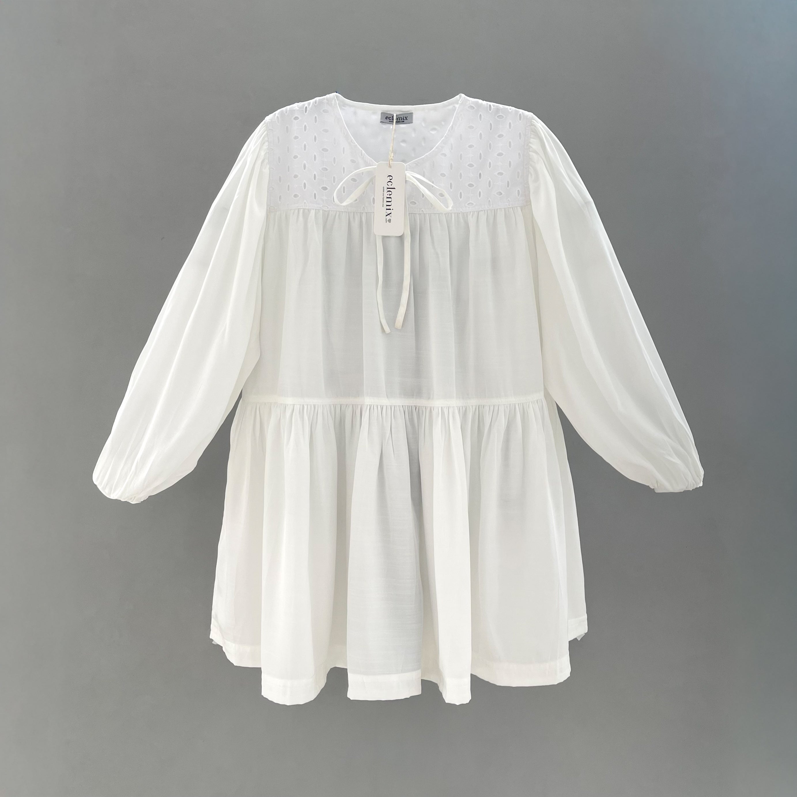 Image of Eclemix Yeji Top | Atasan Wanita Blouse Tali Mix Prada Daily