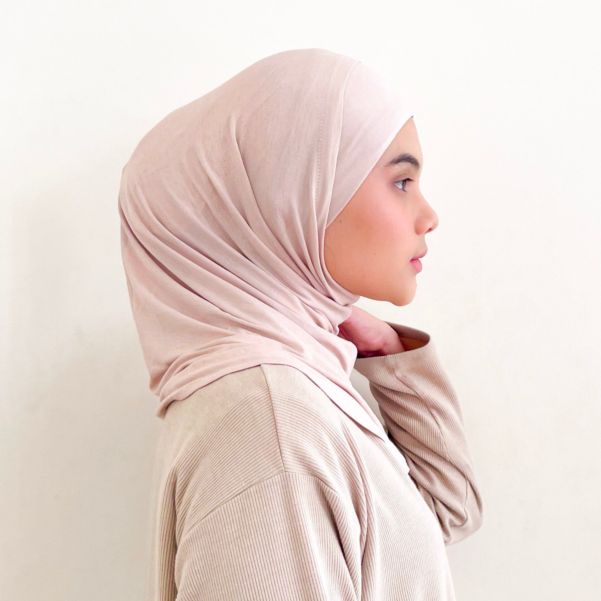 Image of Eclemix - Ruica Hijab Instant Sport Bergo Tencel | Jilbab Sport