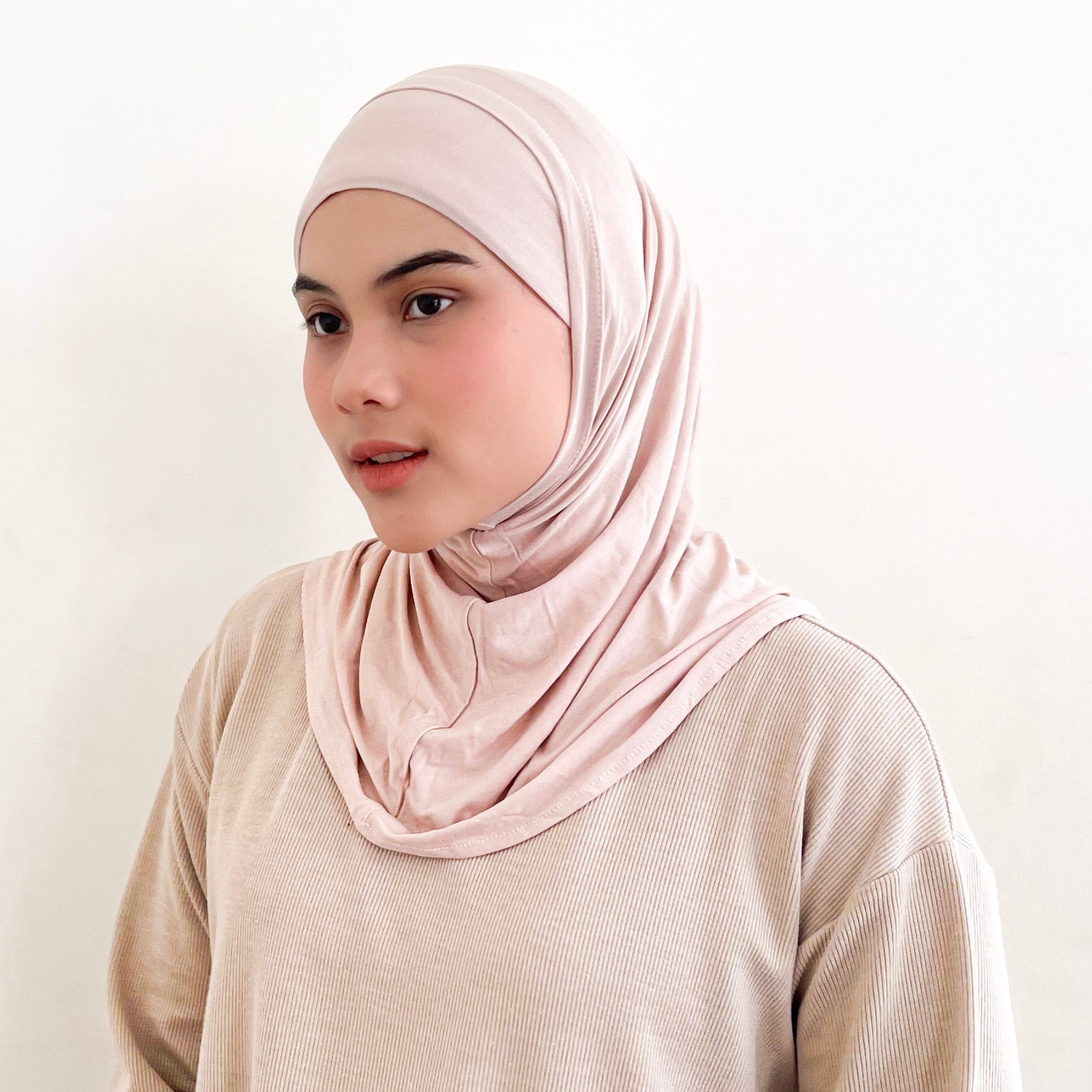 Image of Eclemix - Ruica Hijab Instant Sport Bergo Tencel | Jilbab Sport