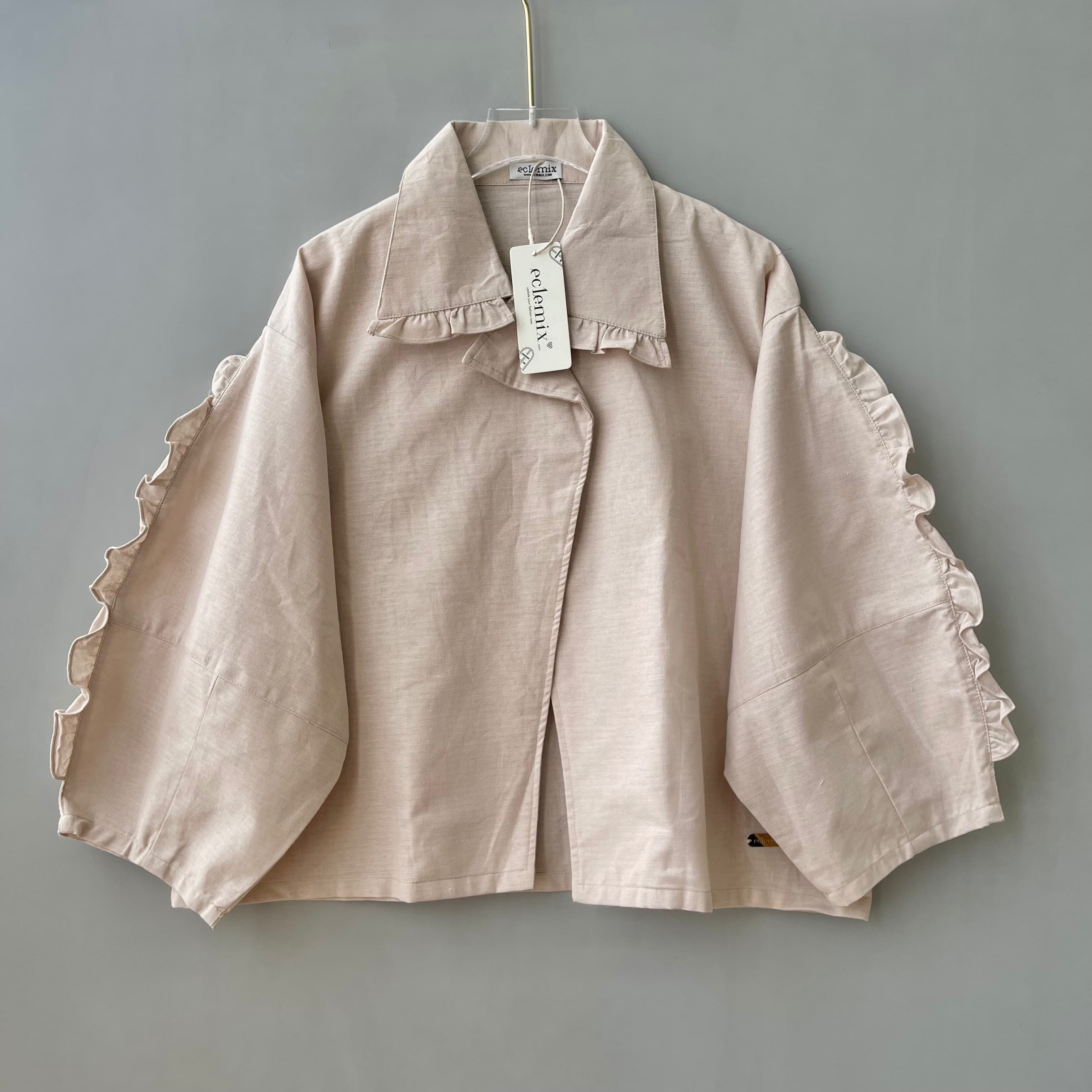 Eclemix Outer Carmen | Atasan Wanita Outer Polos Frill