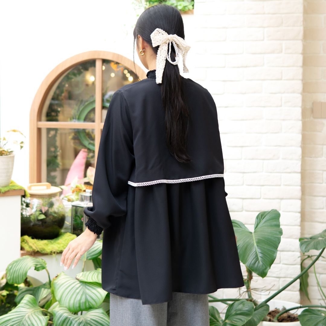 Image of Eclemix Top Lilia | Atasan Wanita Blouse Tumpuk Vintage