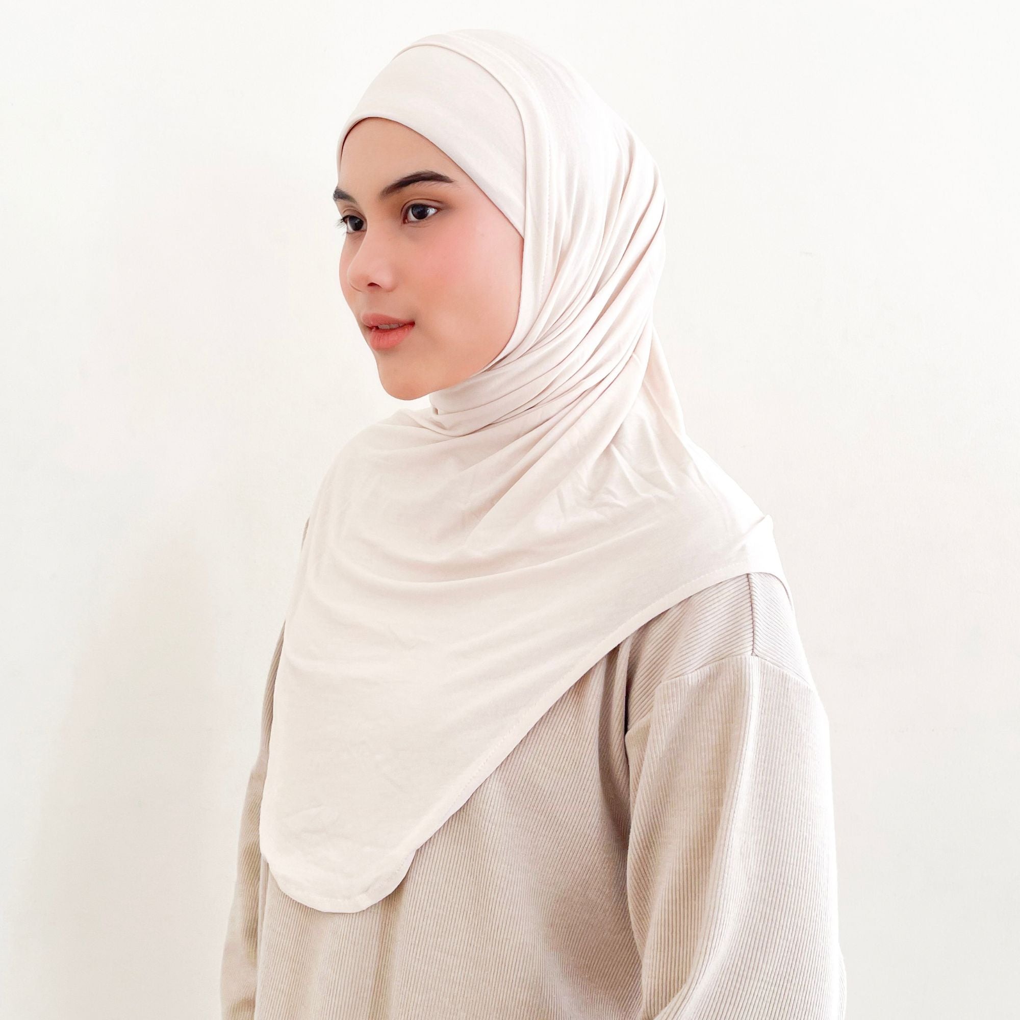 Image of Eclemix - Ruica Hijab Instant Sport Bergo Tencel | Jilbab Sport