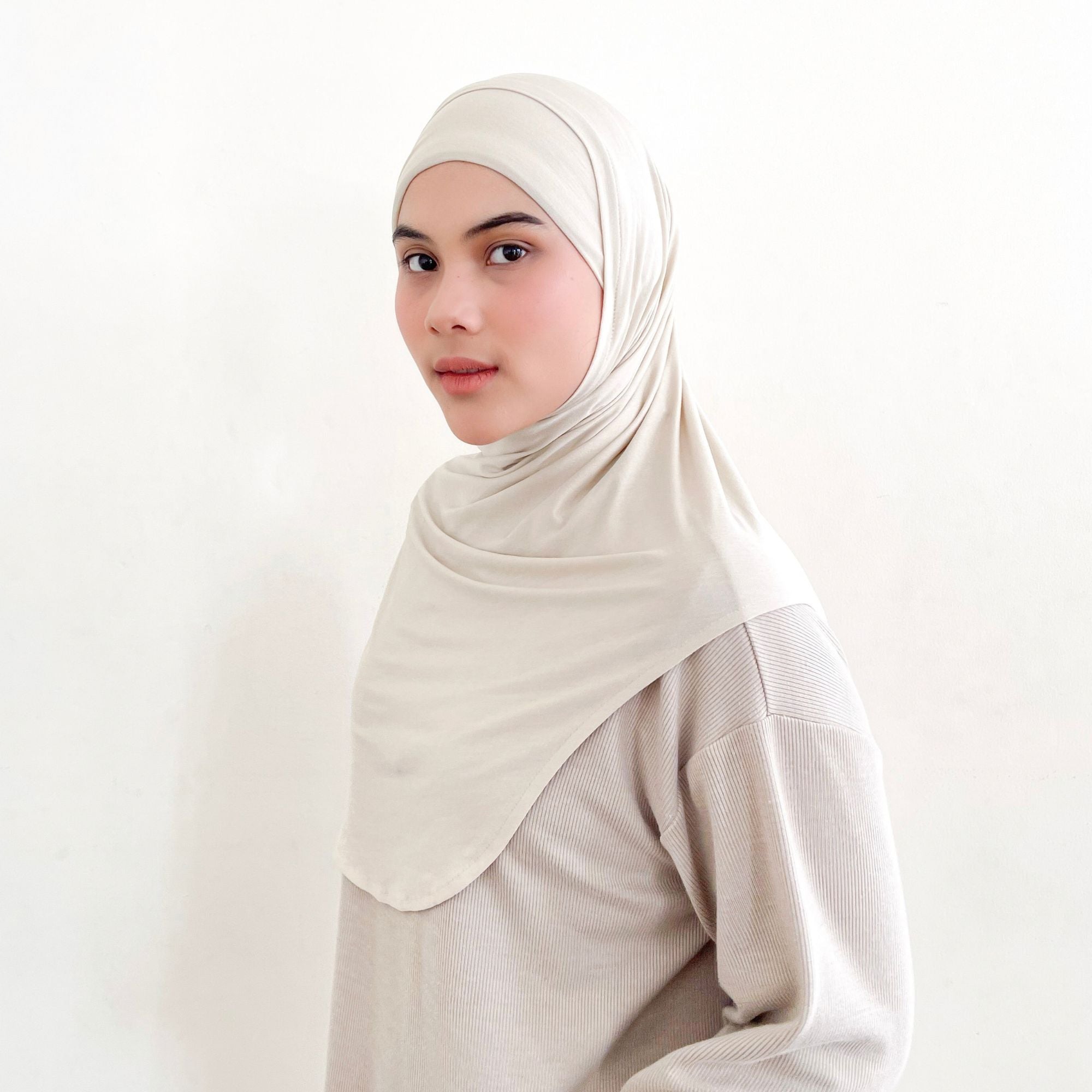 Image of Eclemix - Ruica Hijab Instant Sport Bergo Tencel | Jilbab Sport