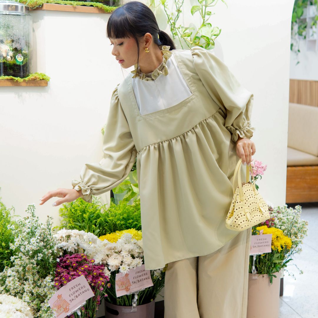 Image of Eclemix Top Rula | Atasan Wanita Blouse Baby Doll Vintage