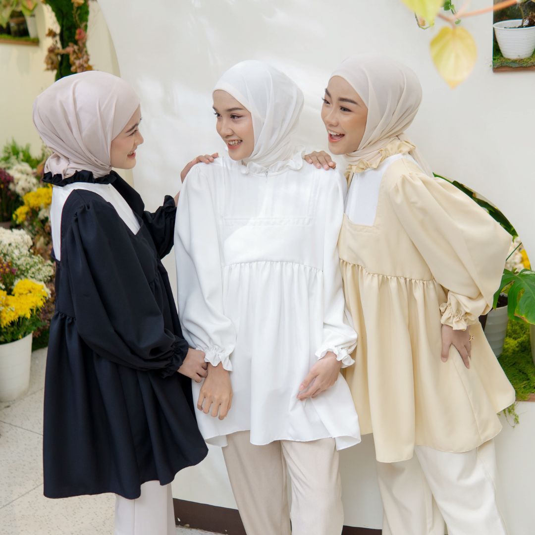 Image of Eclemix Top Rula | Atasan Wanita Blouse Baby Doll Vintage