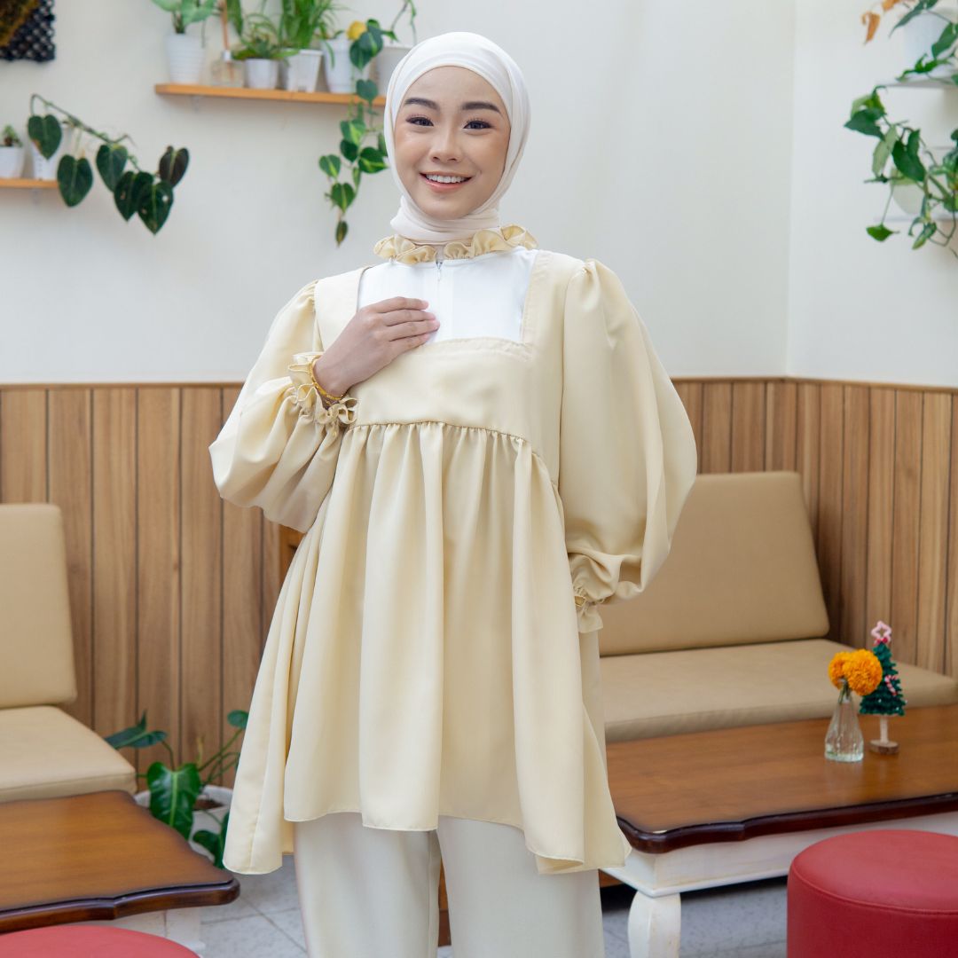 Image of Eclemix Top Rula | Atasan Wanita Blouse Baby Doll Vintage