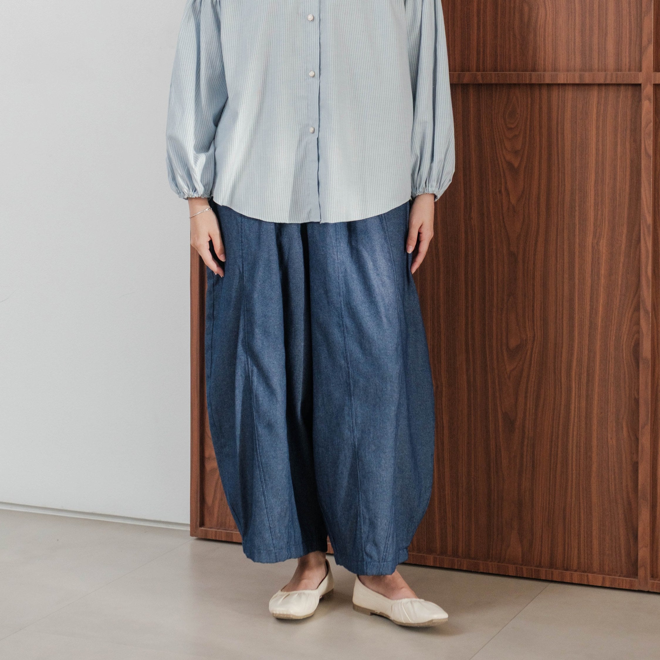Image of Eclemix Celana Panjang Barrel Wanita Rumi Pants
