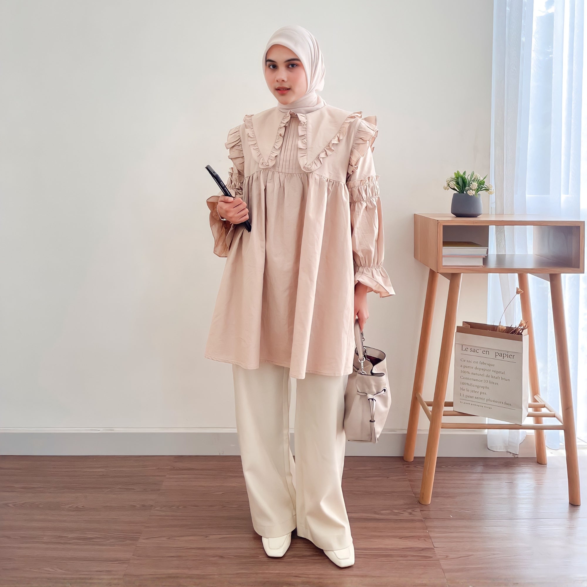 Image of Eclemix Tunic Shinara Tunic Shinara tampak samping