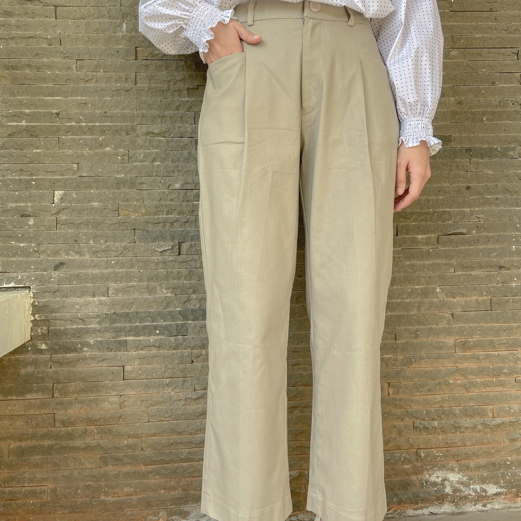 Eclemix Pants Giny | Celana Ankle Wanita Daily Basic