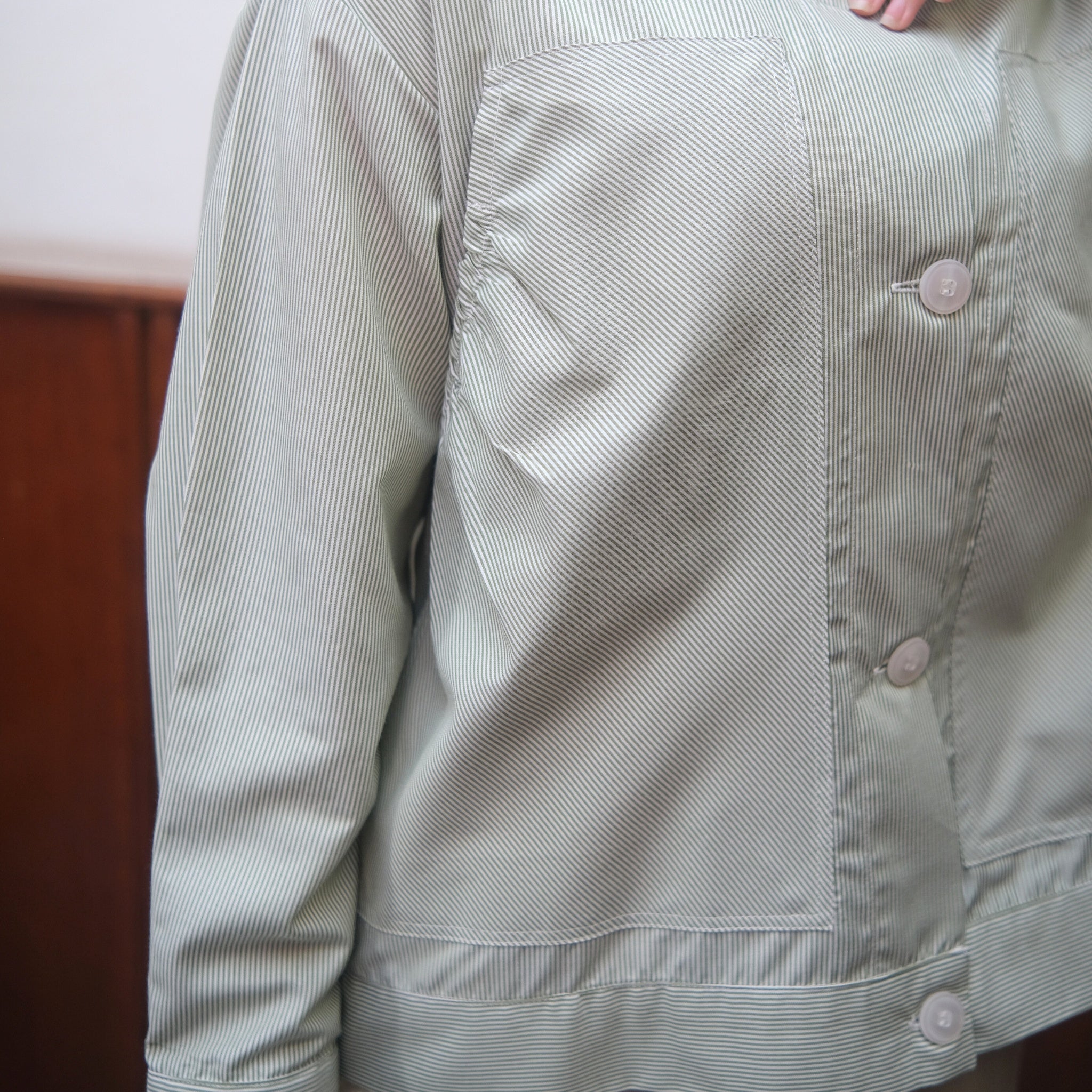 Image of Eclemix Top Alexa Skipper Shirt | Atasan Wanita Kemeja Motif Stripes Salur