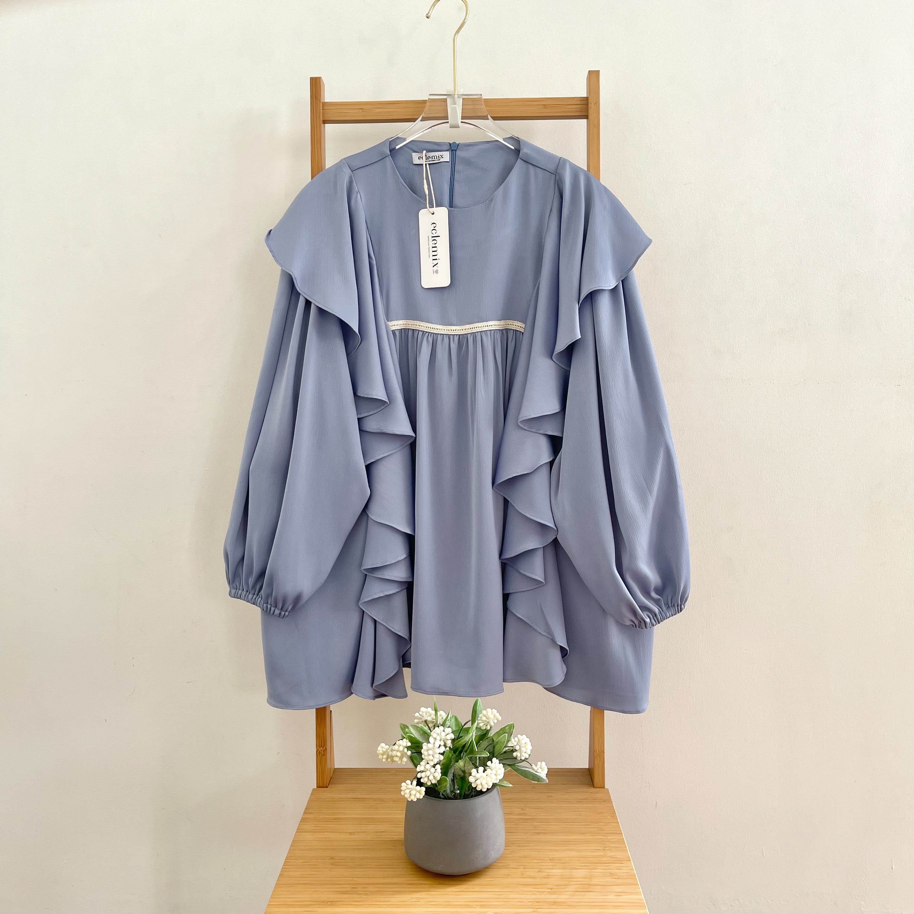 Image of Eclemix Top Amora busui friendly tampak samping