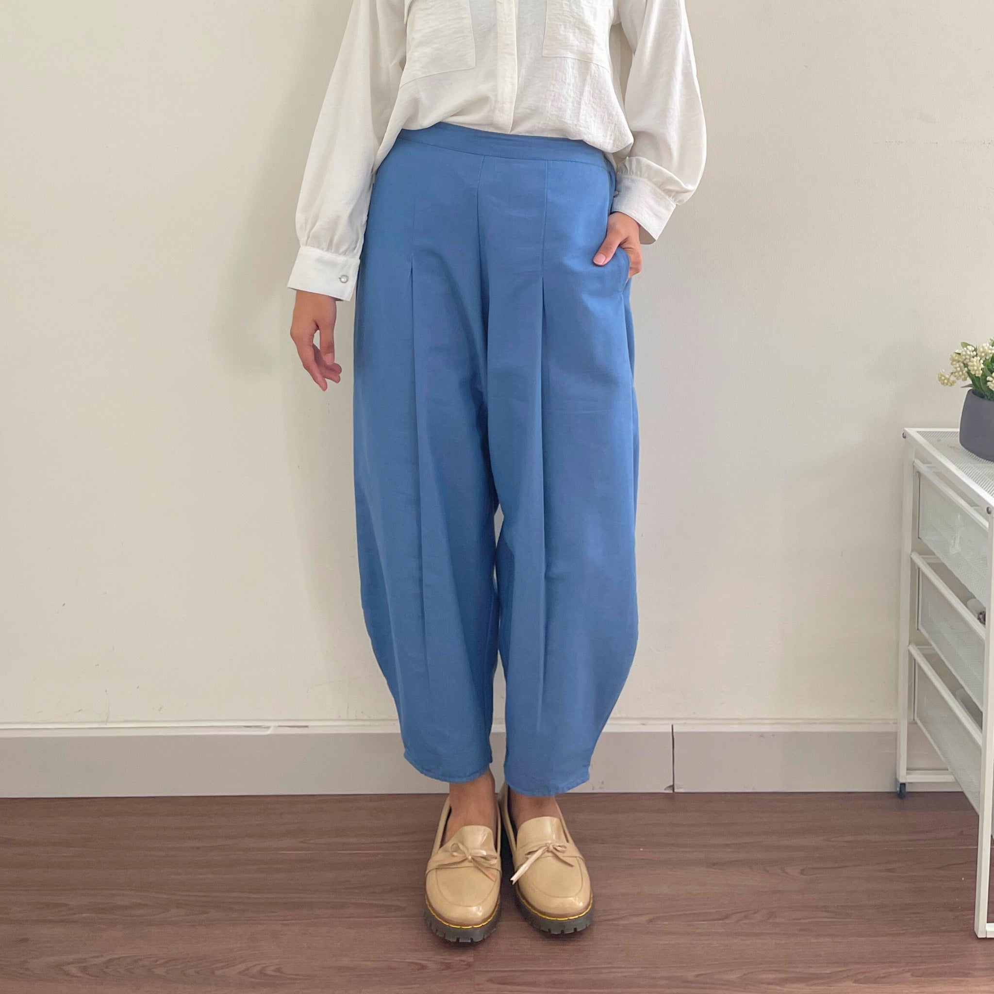 Eclemix Pants Aremo | Celana Panjang Wanita Harem | Barrel Pants