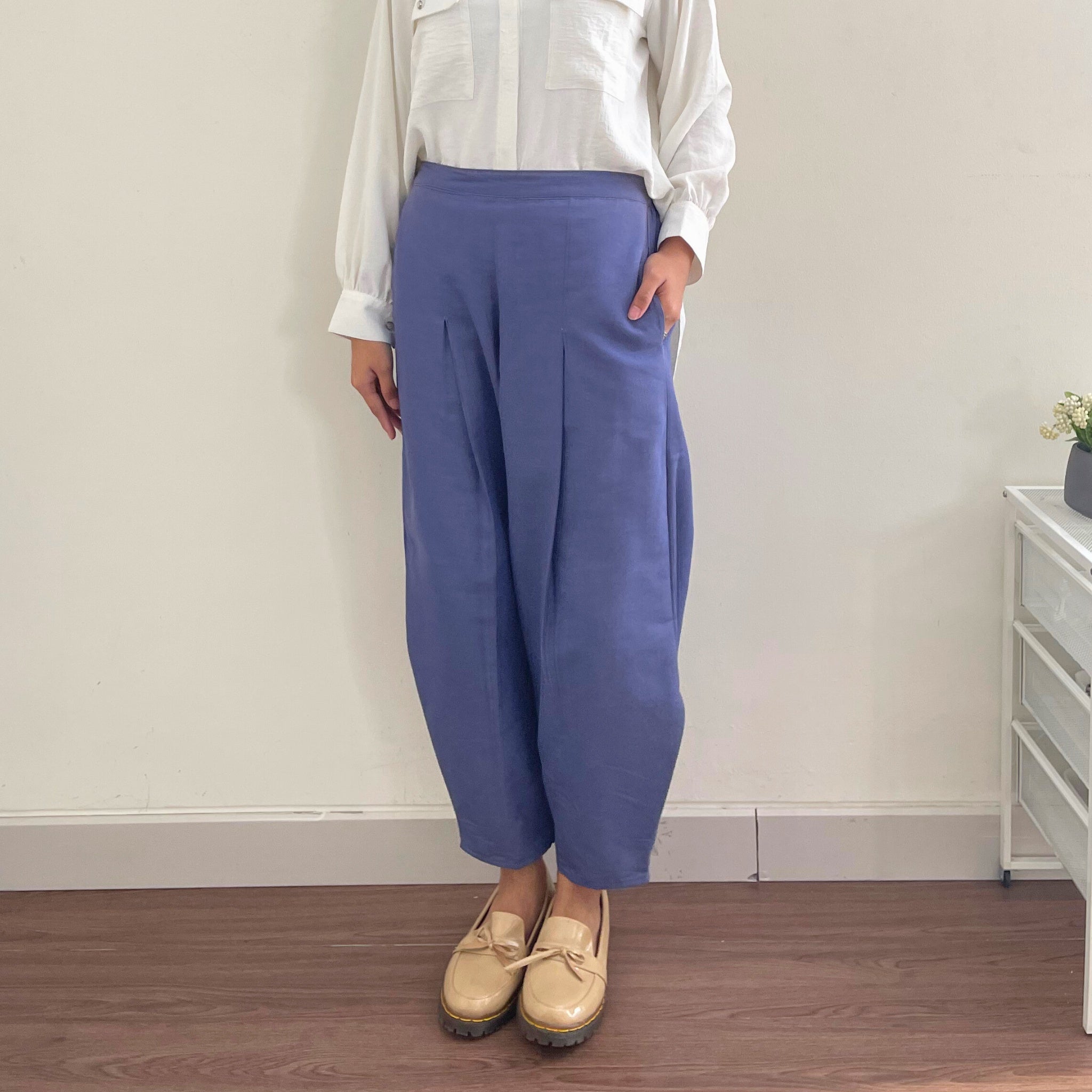 Eclemix Pants Aremo | Celana Panjang Wanita Harem | Barrel Pants