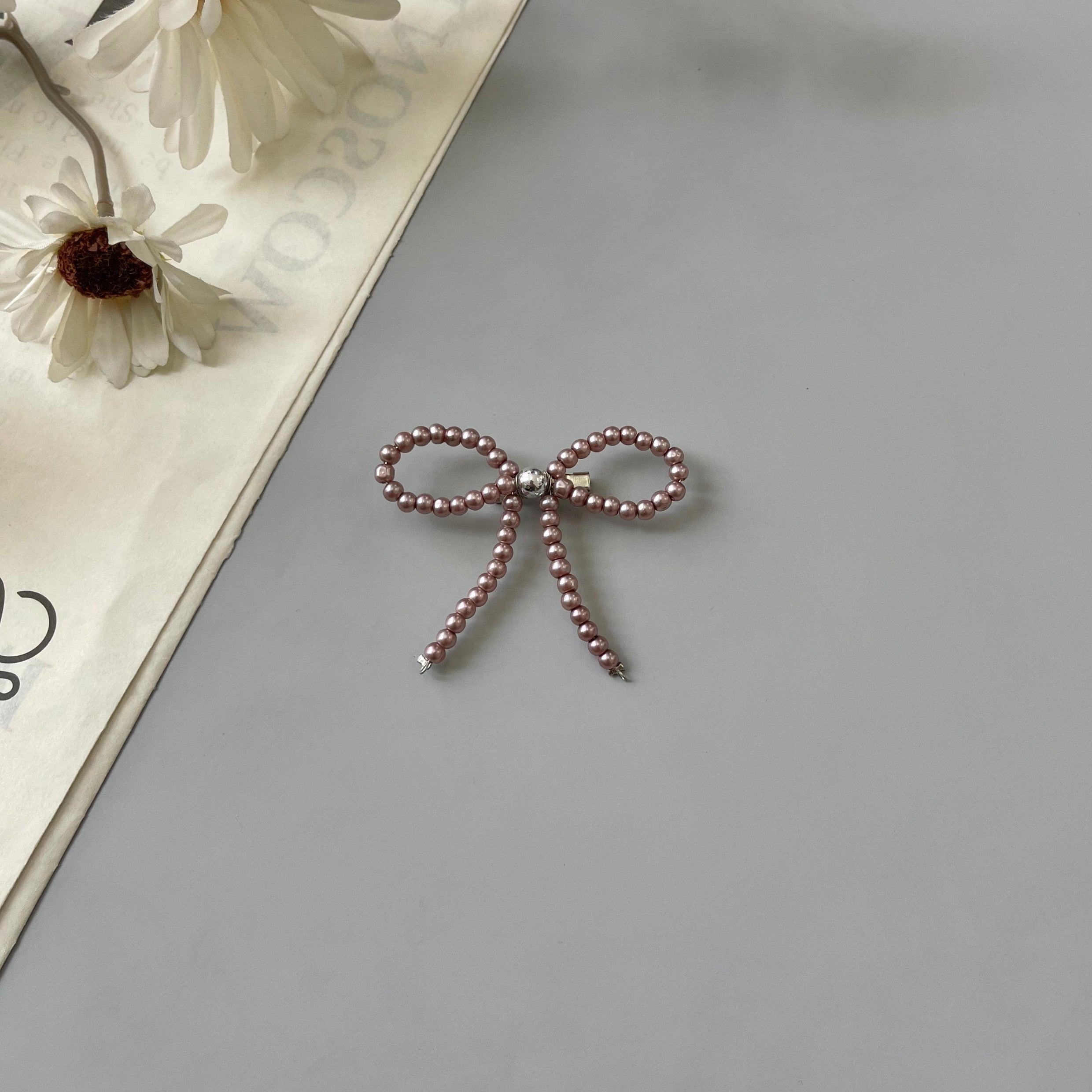 Image of Eclemix Brooch Bowknot |  Bros Mutiara Pita Coquette