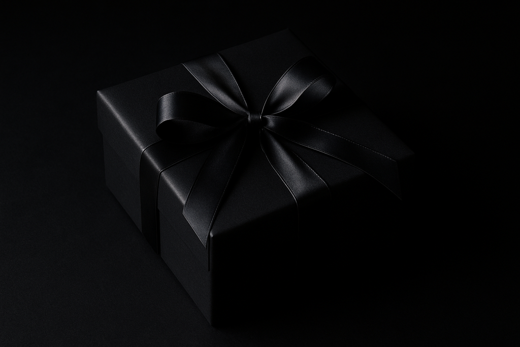 dark eastehtic box image for present