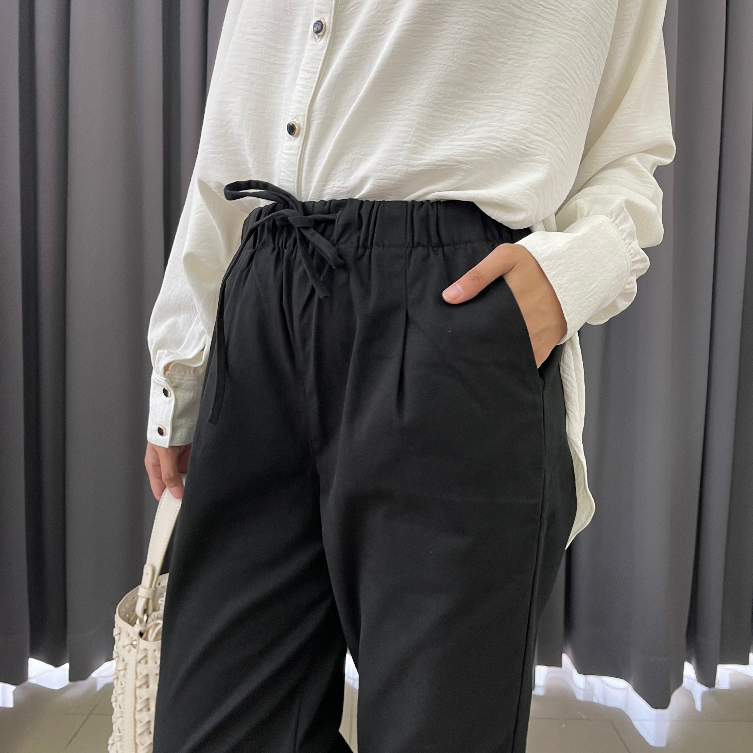 Eclemix Pants Gaaram | Celana Panjang Pencil Wanita Daily Basic Strecth