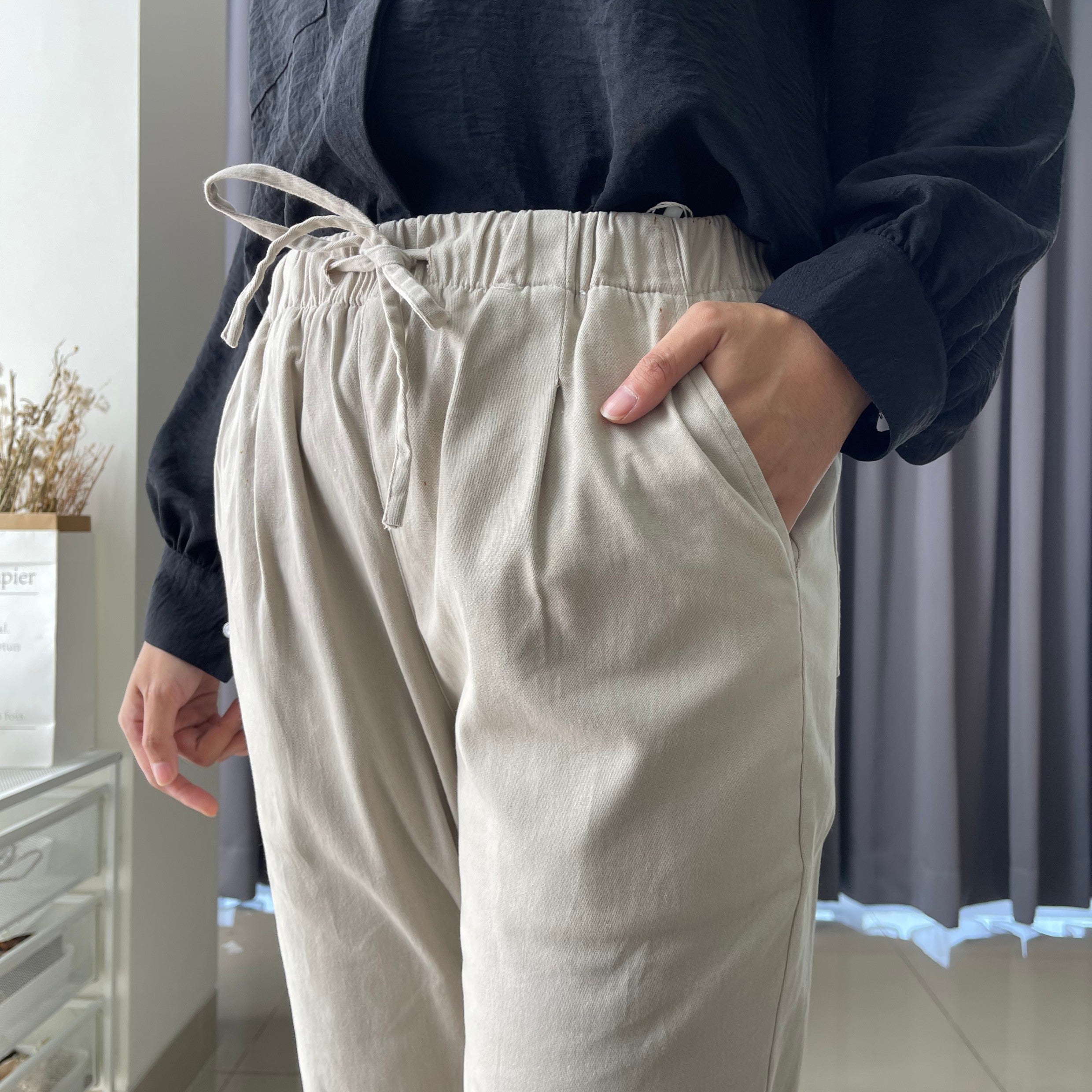 Eclemix Pants Gaaram | Celana Panjang Pencil Wanita Daily Basic Strecth
