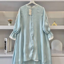 Image of Eclemix Tunic Reya | Atasan Wanita Tunic Mewah Resleting Depan | Baju Pesta Kondangan