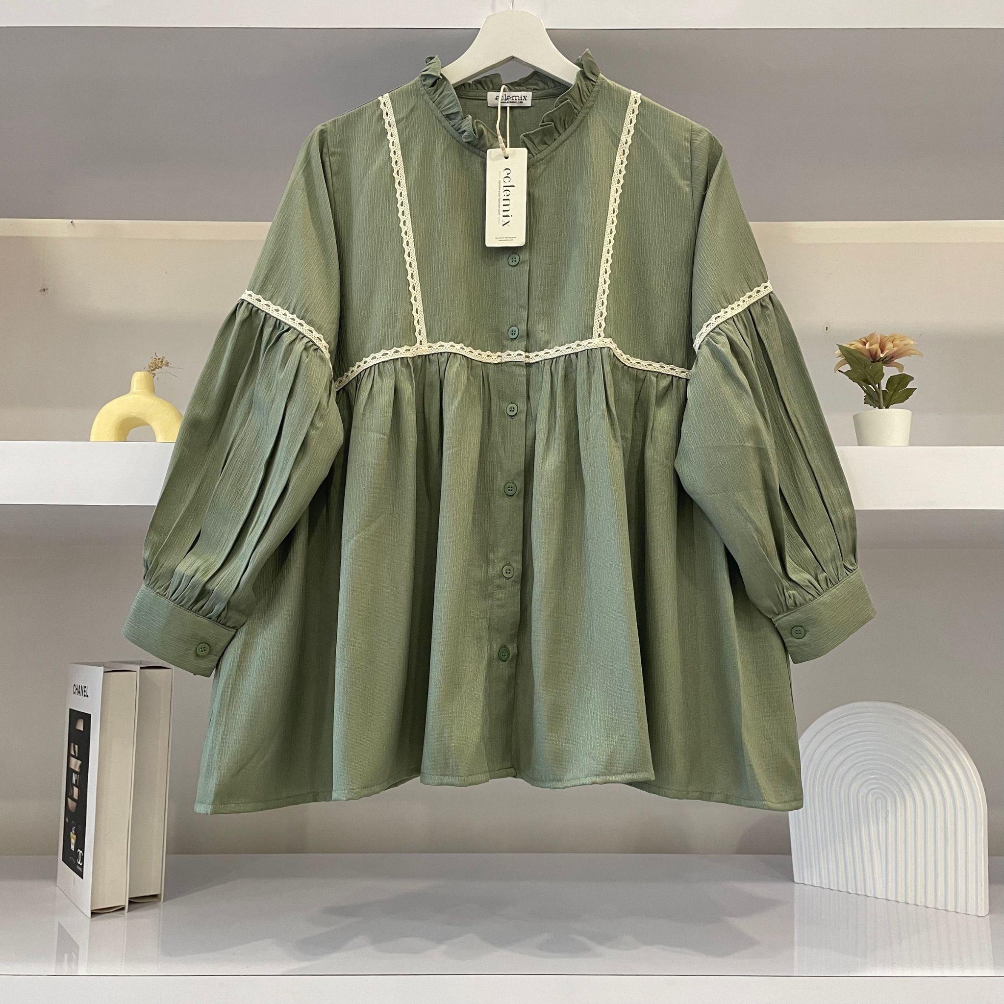 Image of Eclemix Top Sono | Atasan Wanita Blouse Polos Casual Shirt