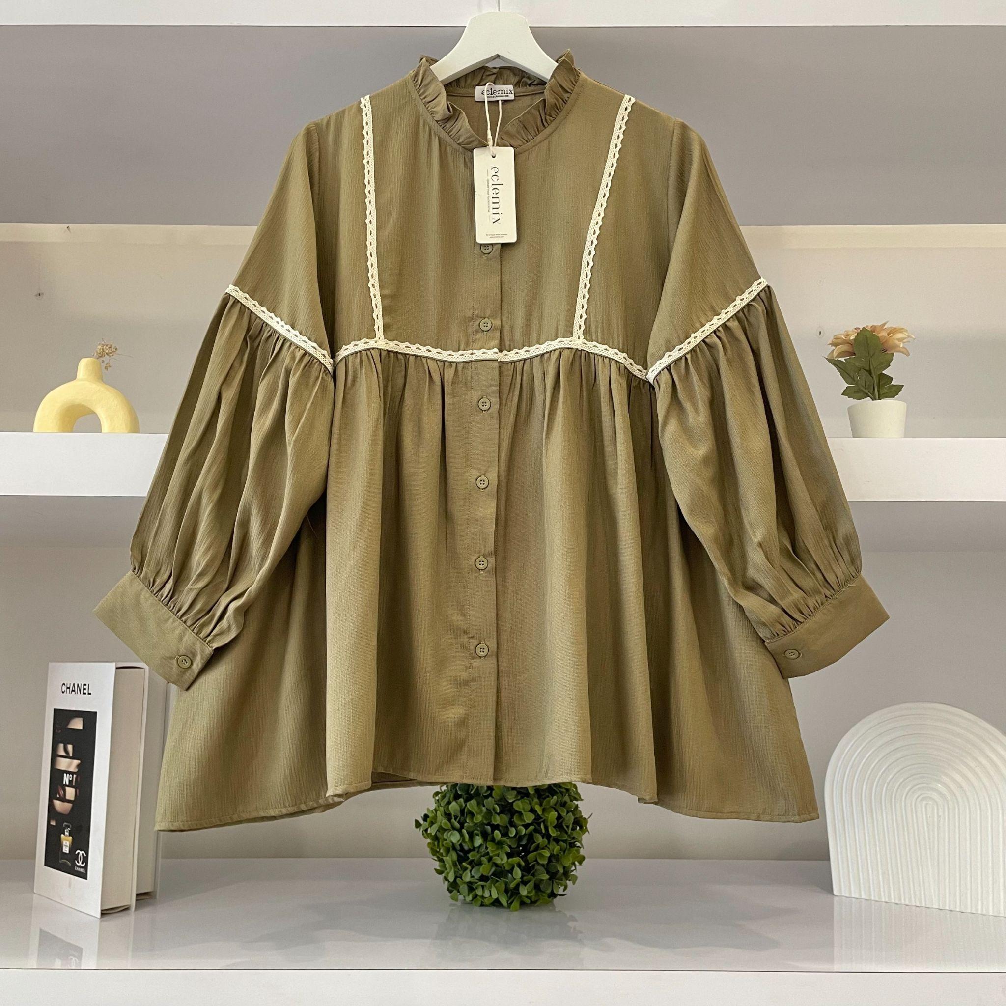 Image of Eclemix Top Sono | Atasan Wanita Blouse Polos Casual Shirt