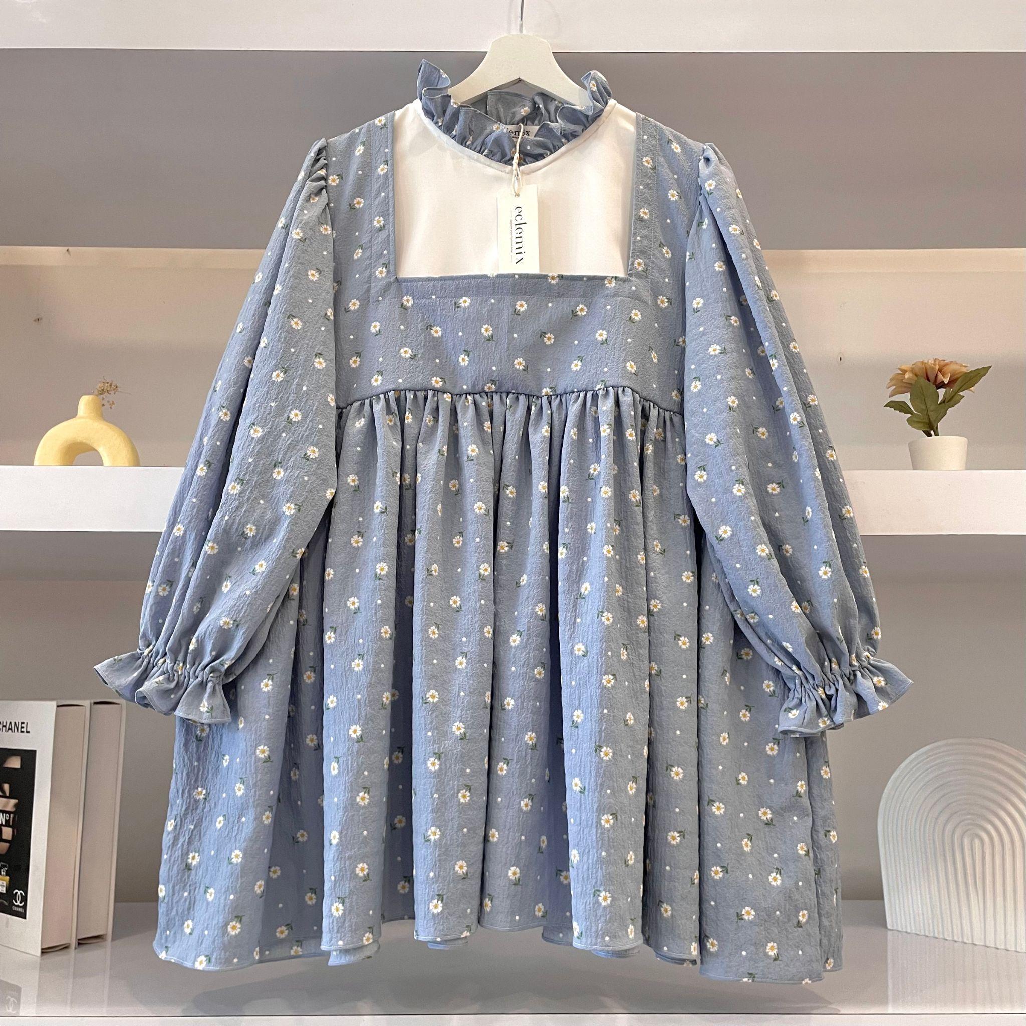 Eclemix Top Rula | Atasan Wanita Blouse Baby Doll Vintage