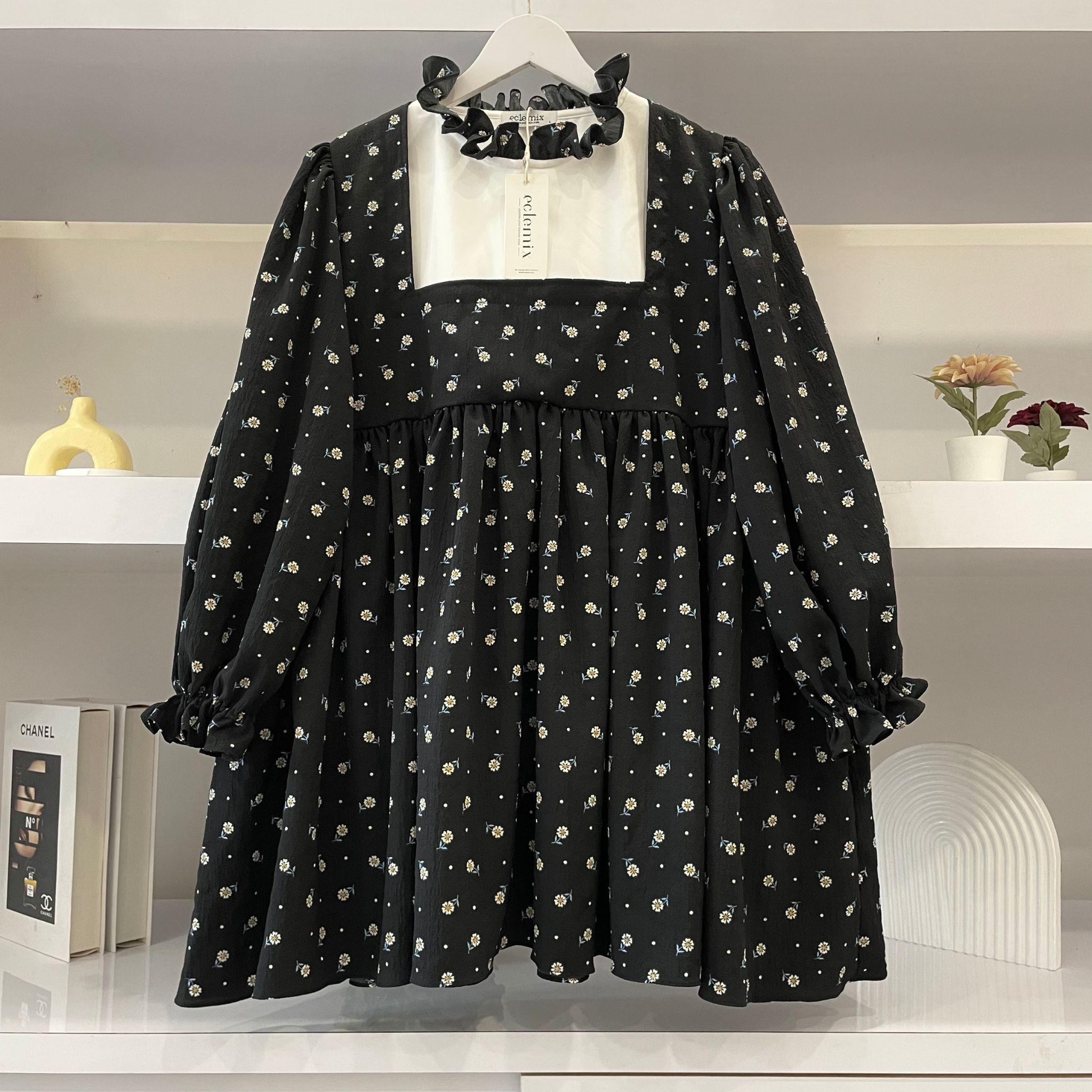 Eclemix Top Rula | Atasan Wanita Blouse Baby Doll Vintage
