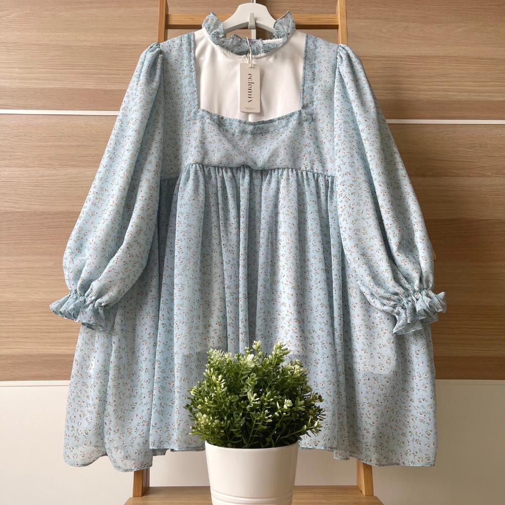 Eclemix Top Rula | Atasan Wanita Blouse Baby Doll Vintage